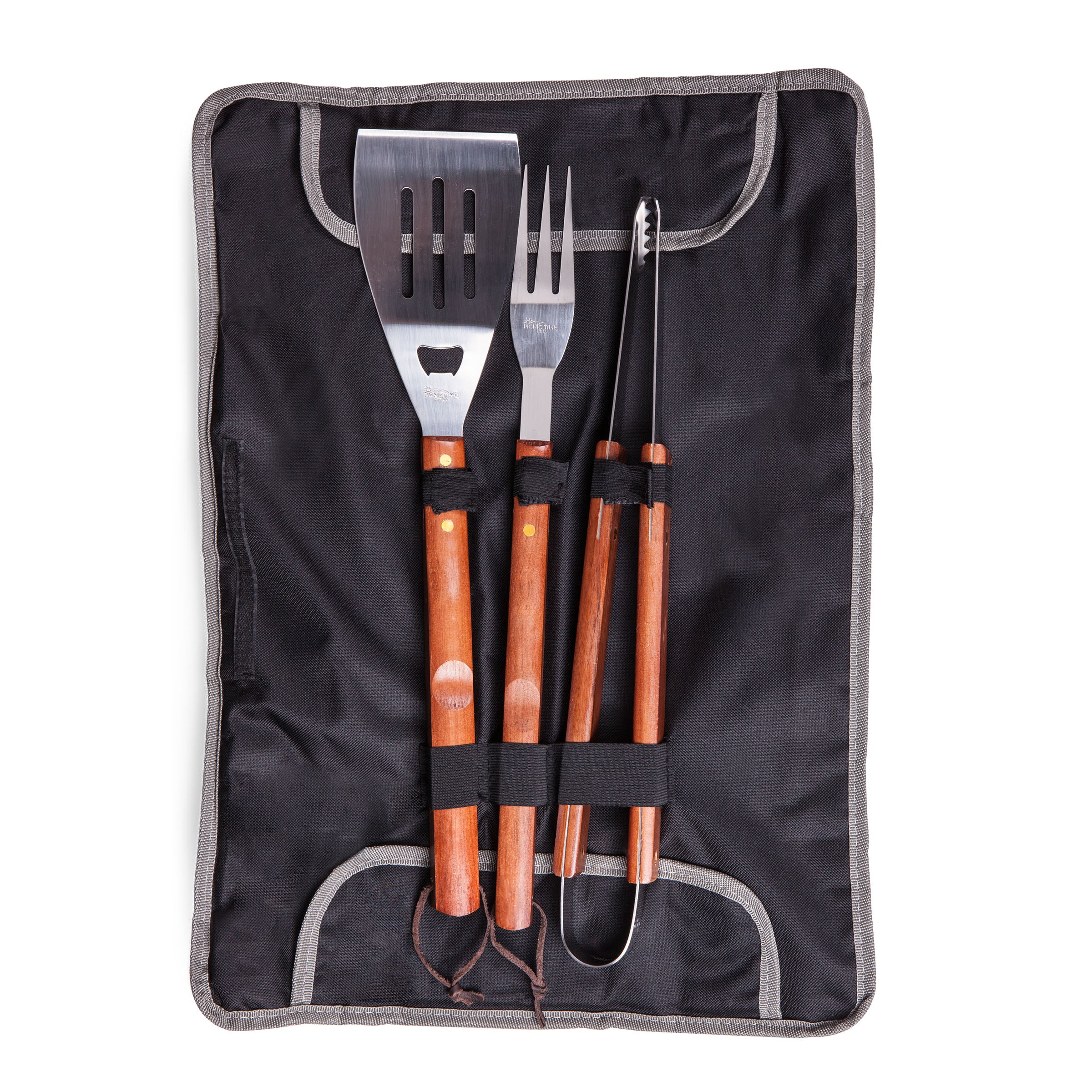 Clemson Tigers - 3-Piece BBQ Tote & Grill Set