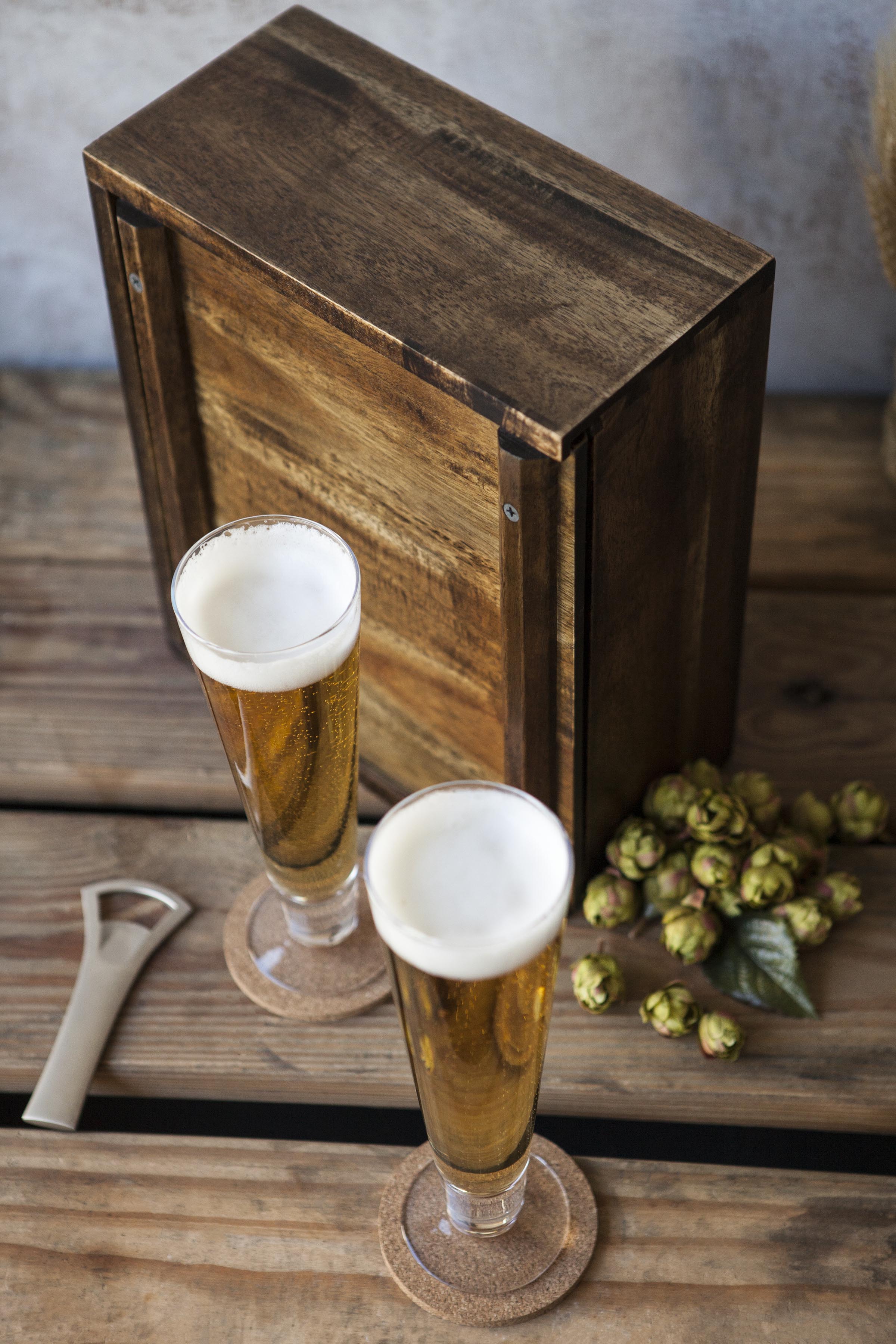 Miami Marlins - Pilsner Beer Glass Gift Set