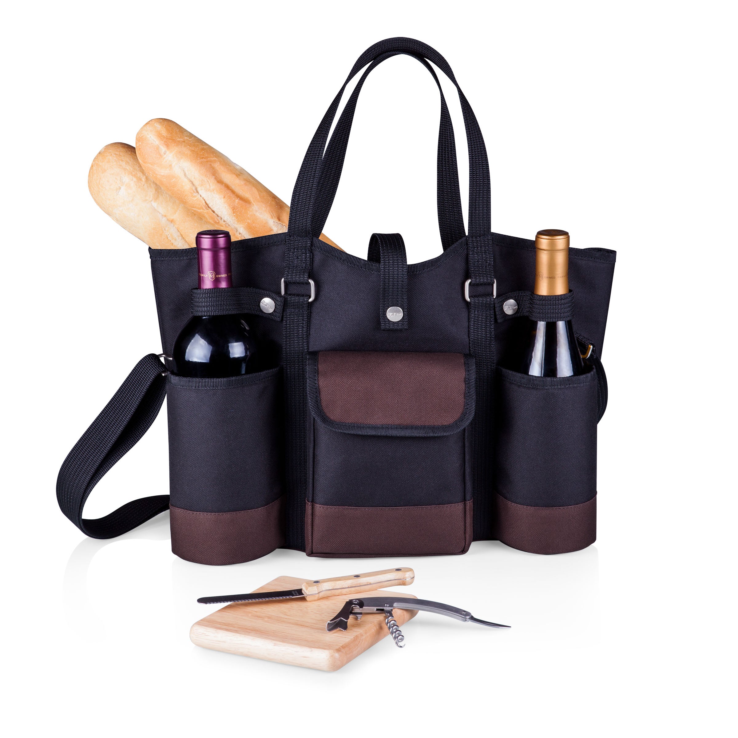 Wine Country Tote – Wine & Cheese Picnic Tote