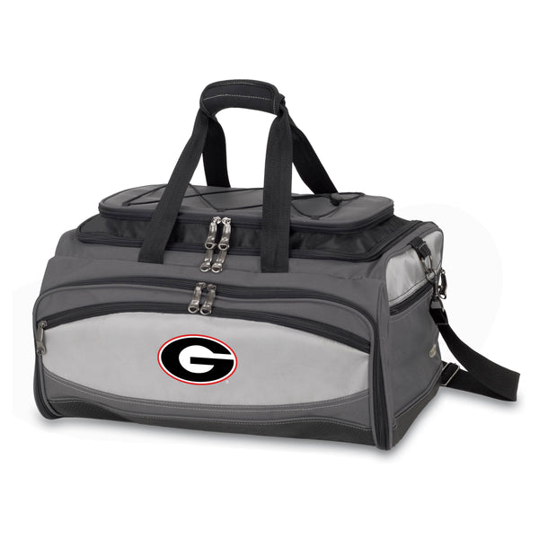 Georgia Bulldogs - Buccaneer Portable Charcoal Grill & Cooler Tote