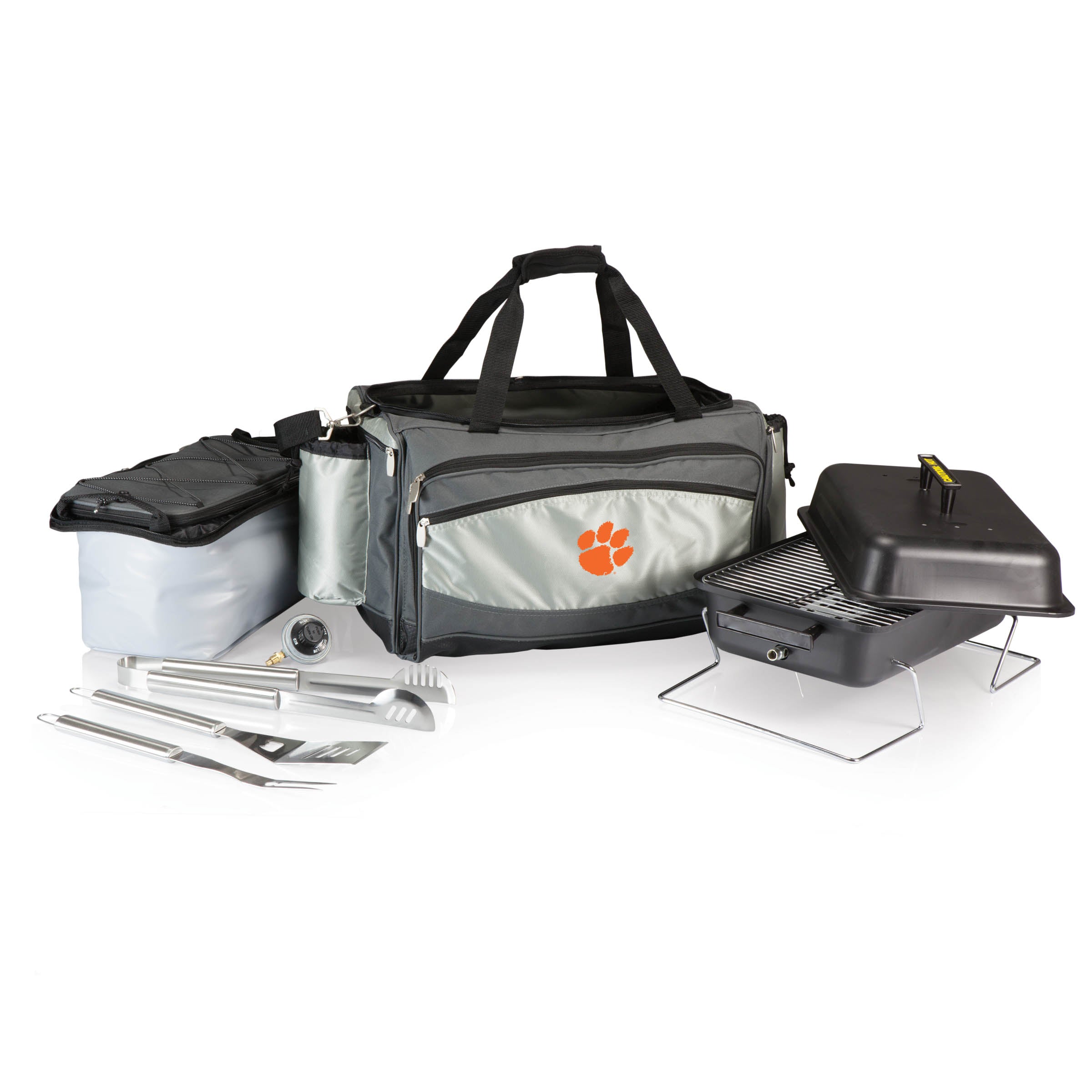 Clemson Tigers - Vulcan Portable Propane Grill & Cooler Tote