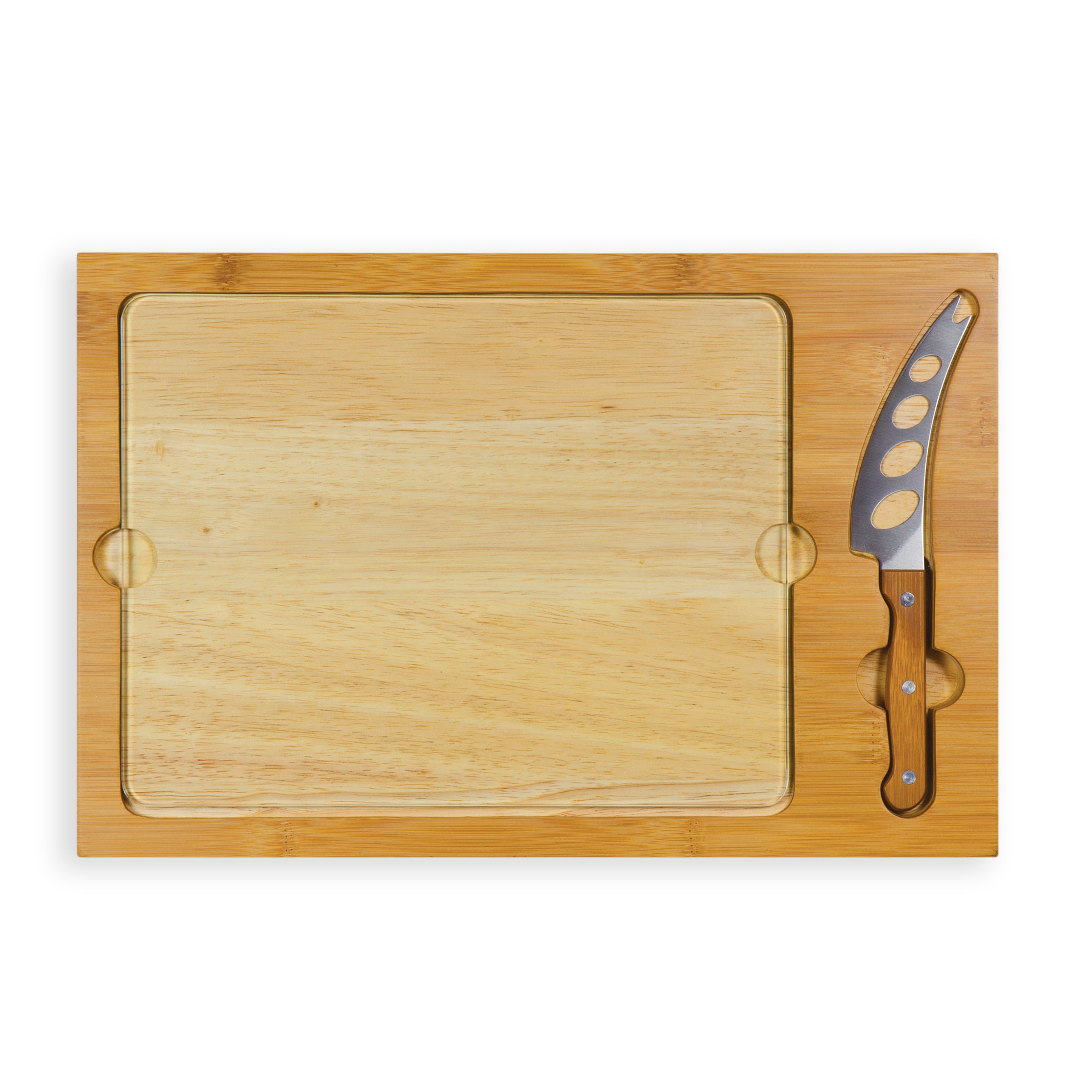 Minnesota Golden Gophers - Icon Glass Top Cutting Board & Knife Set