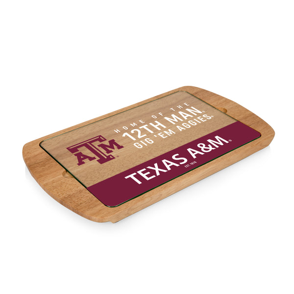 Texas A&M Aggies - Billboard Glass Top Serving Tray