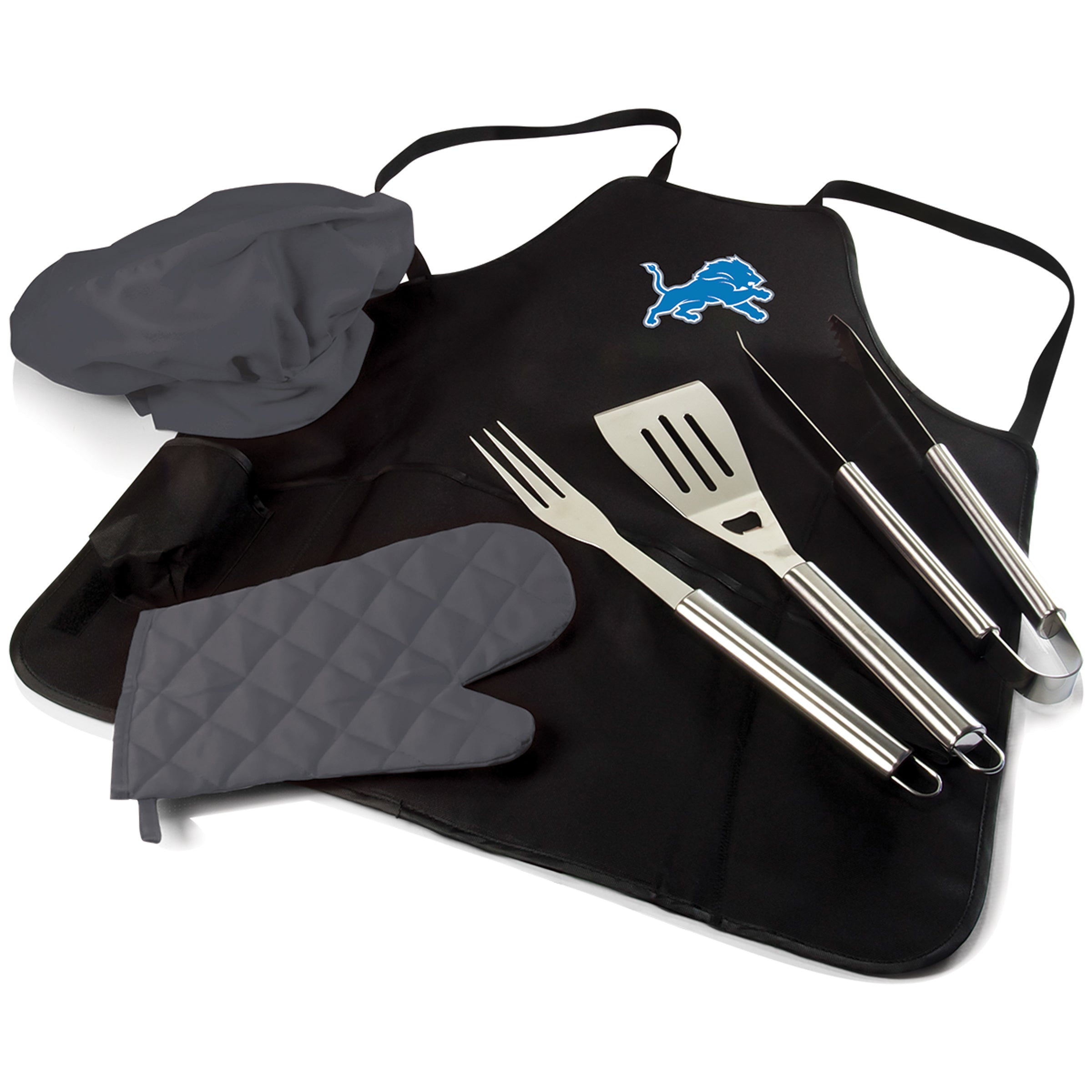 Detroit Lions - BBQ Apron Tote Pro Grill Set