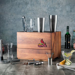 St. Louis Cardinals - Madison Acacia Tabletop Bar Set