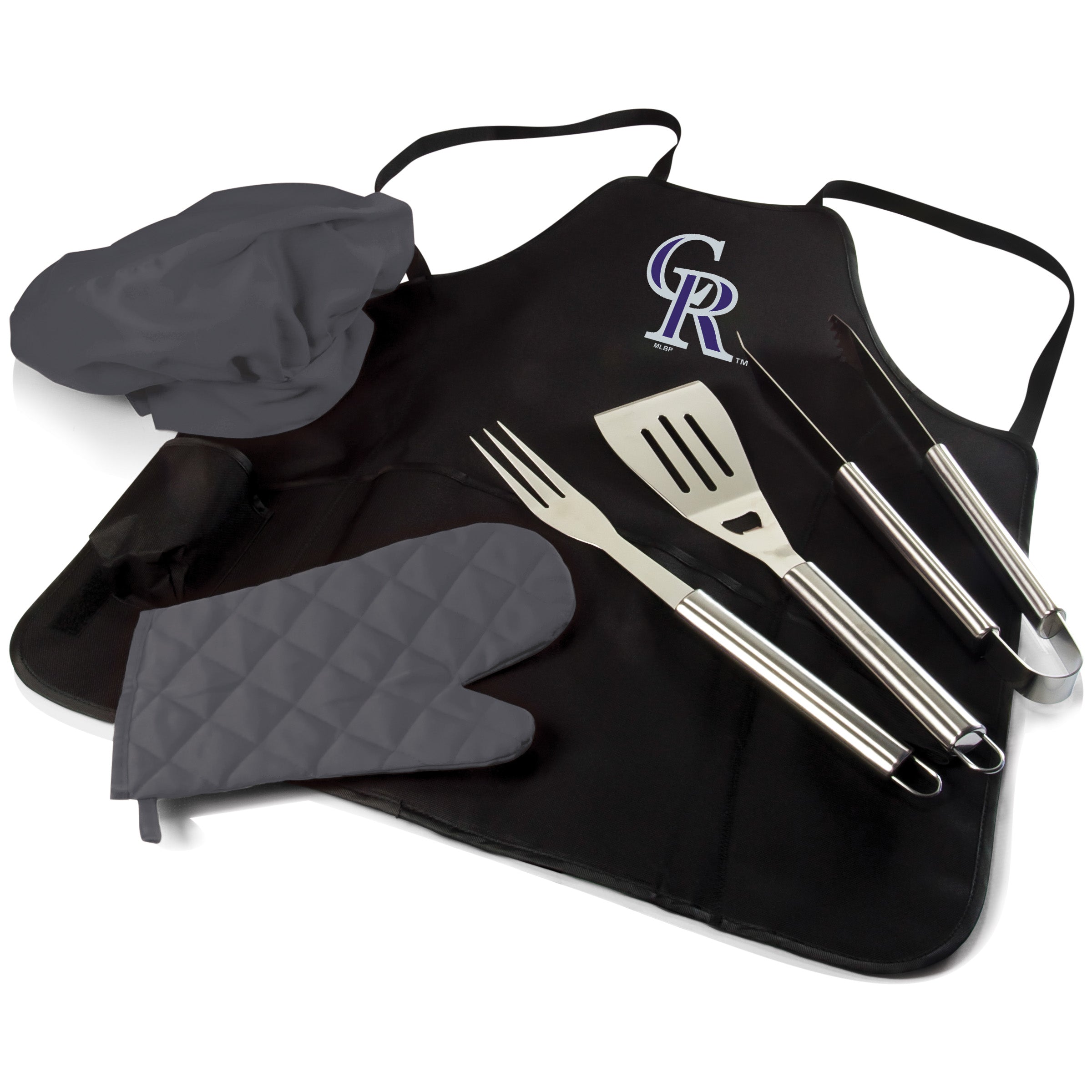 Colorado Rockies - BBQ Apron Tote Pro Grill Set