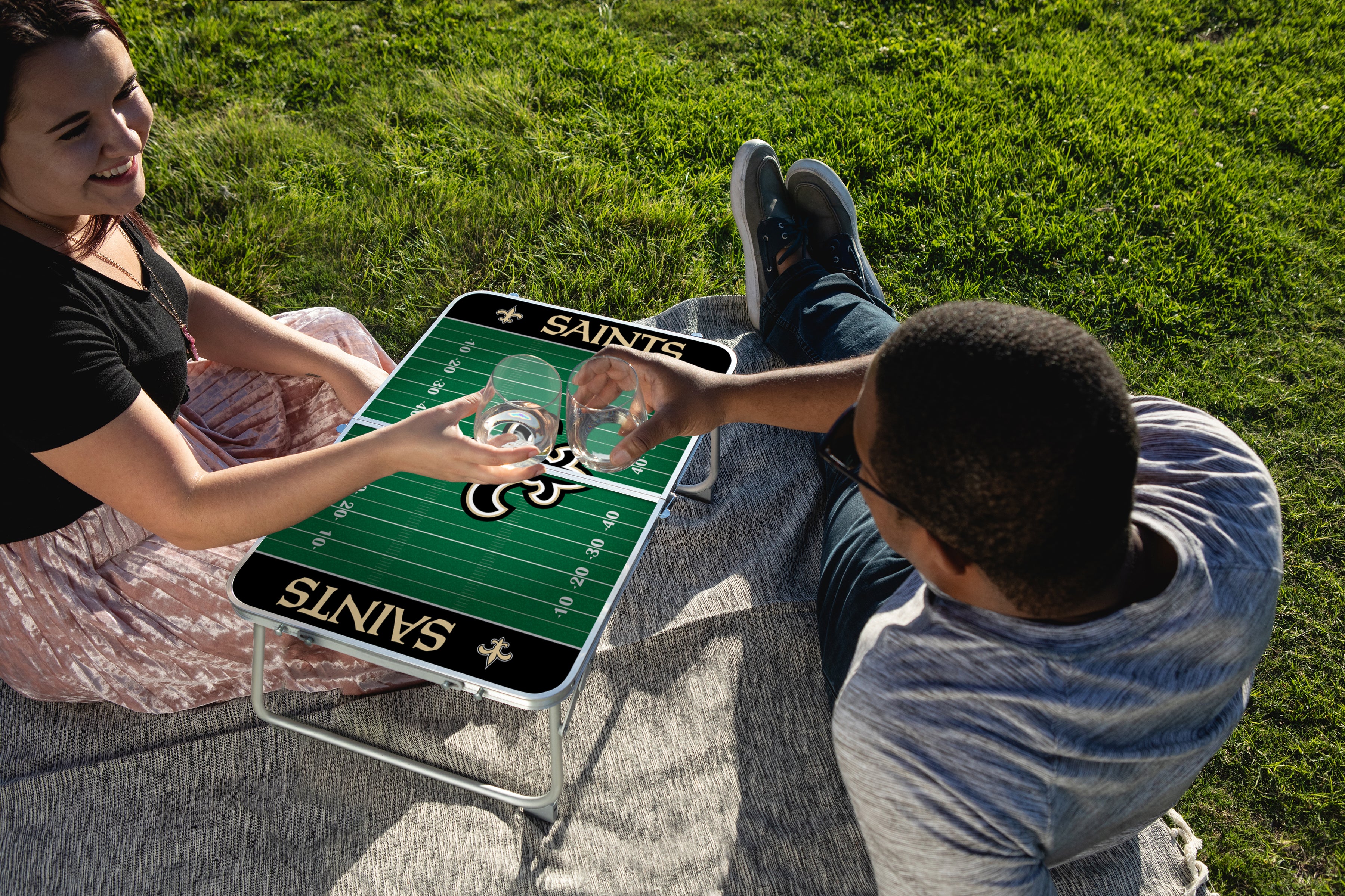 New Orleans Saints - Concert Table Mini Portable Table