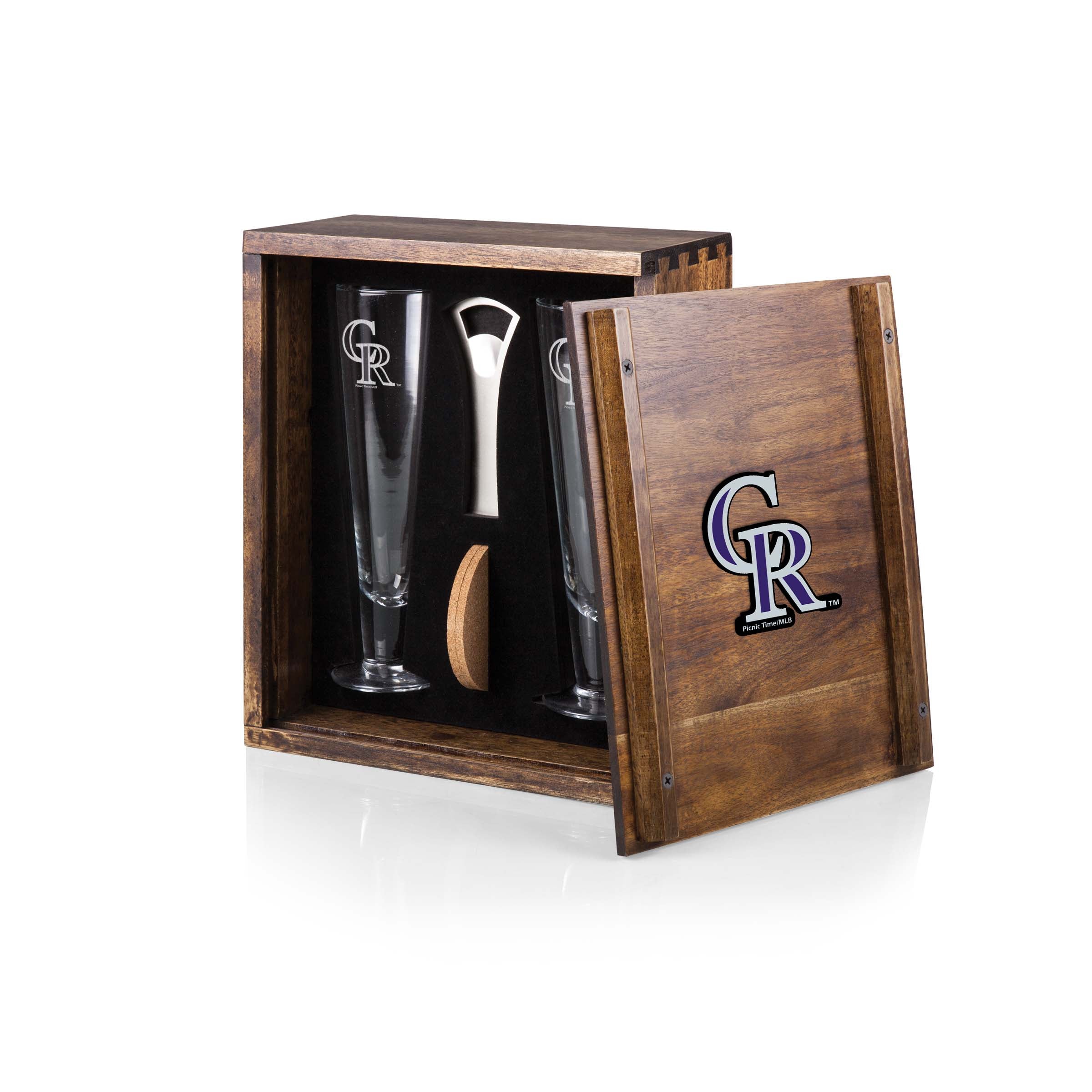 Colorado Rockies - Pilsner Beer Glass Gift Set