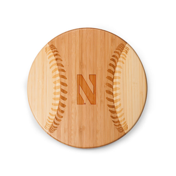 Northwestern Wildcats - Home Run! Baseball Cutting Board & Serving Tray