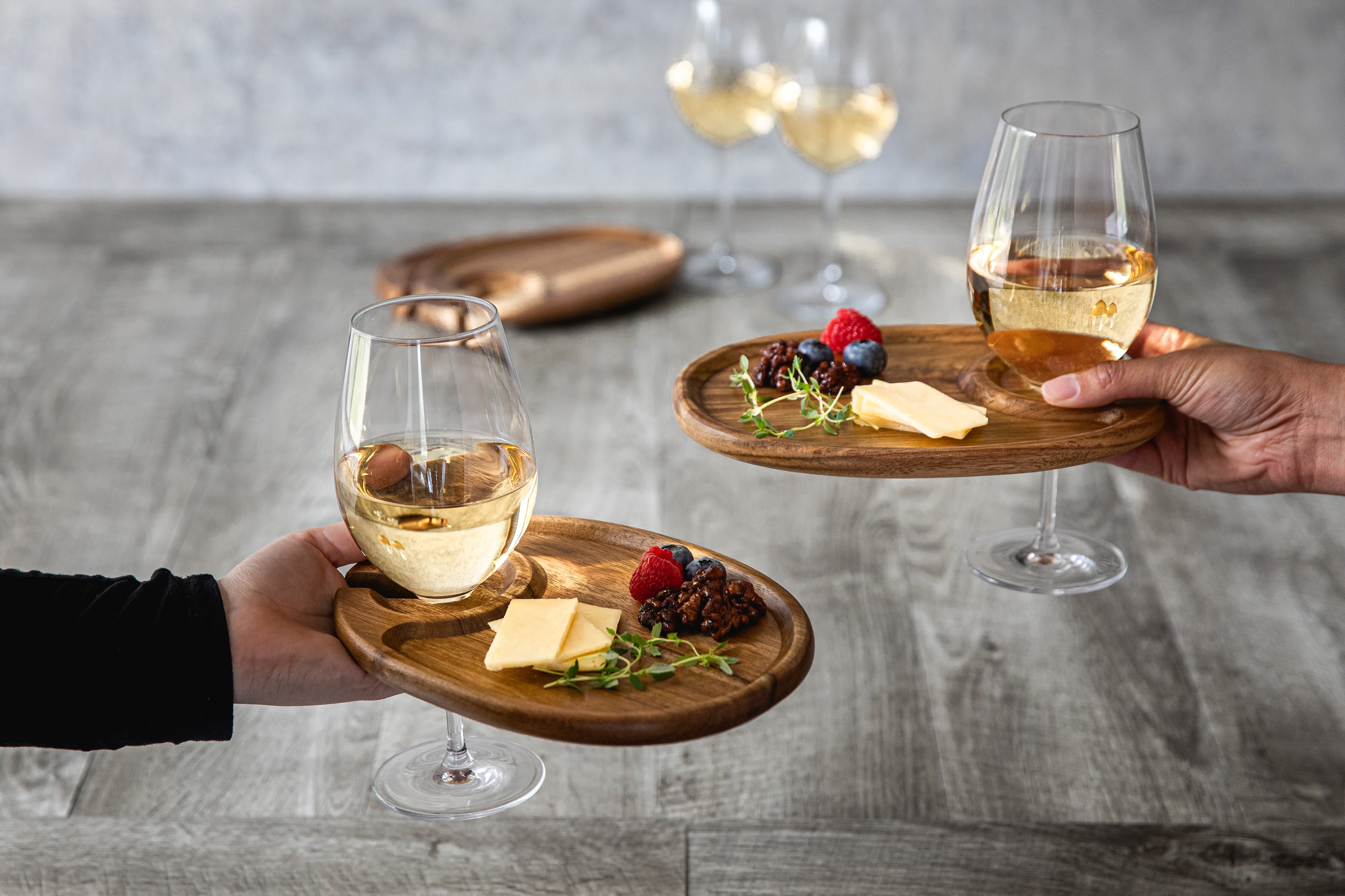 Colorado Rockies - Wine Appetizer Plate Set Of 4