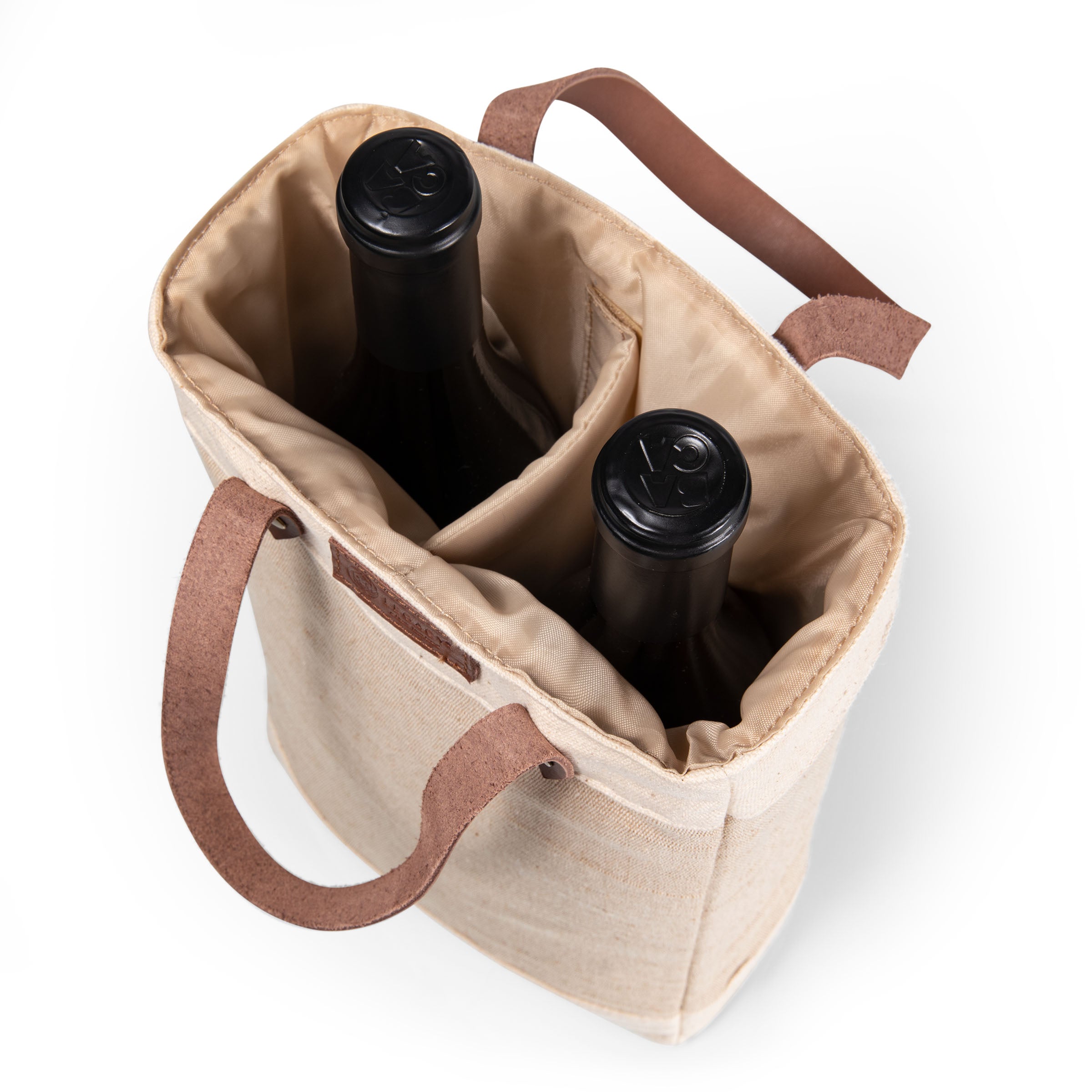 Seattle Seahawks - Pinot Jute 2 Bottle Insulated Wine Bag