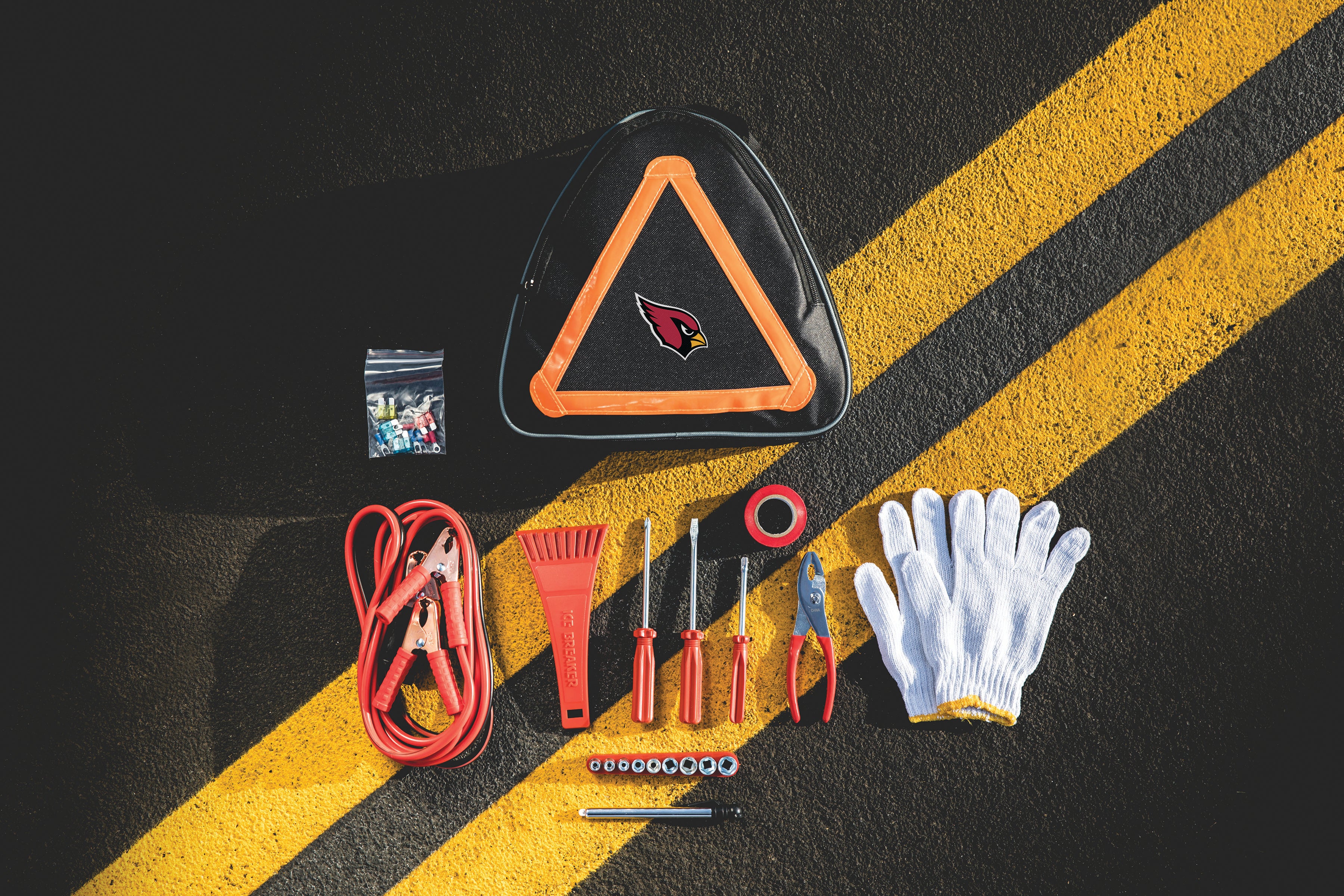 Arizona Cardinals - Roadside Emergency Car Kit