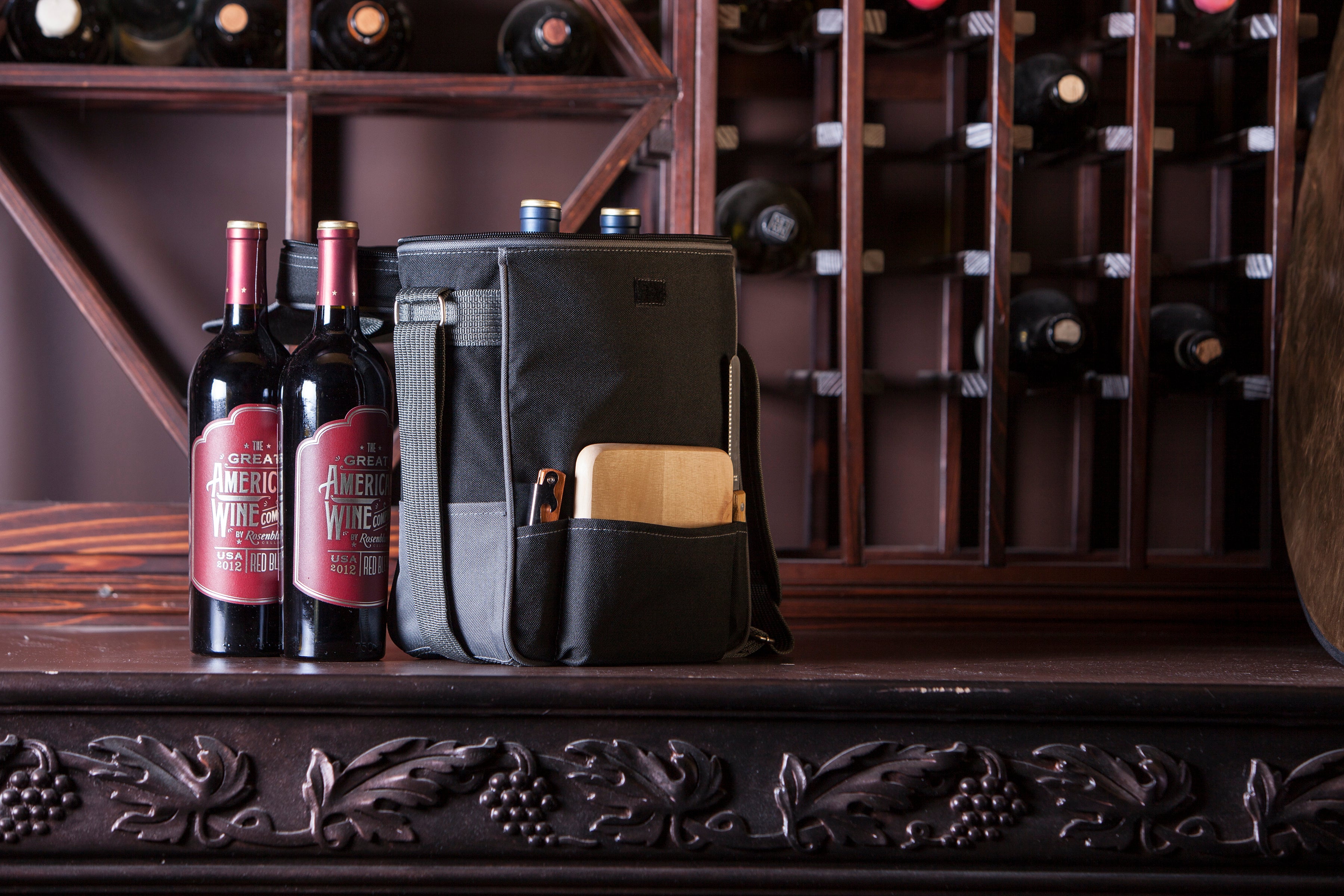 Army Black Knights - Duet Wine & Cheese Tote