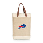 Buffalo Bills - Pinot Jute 2 Bottle Insulated Wine Bag