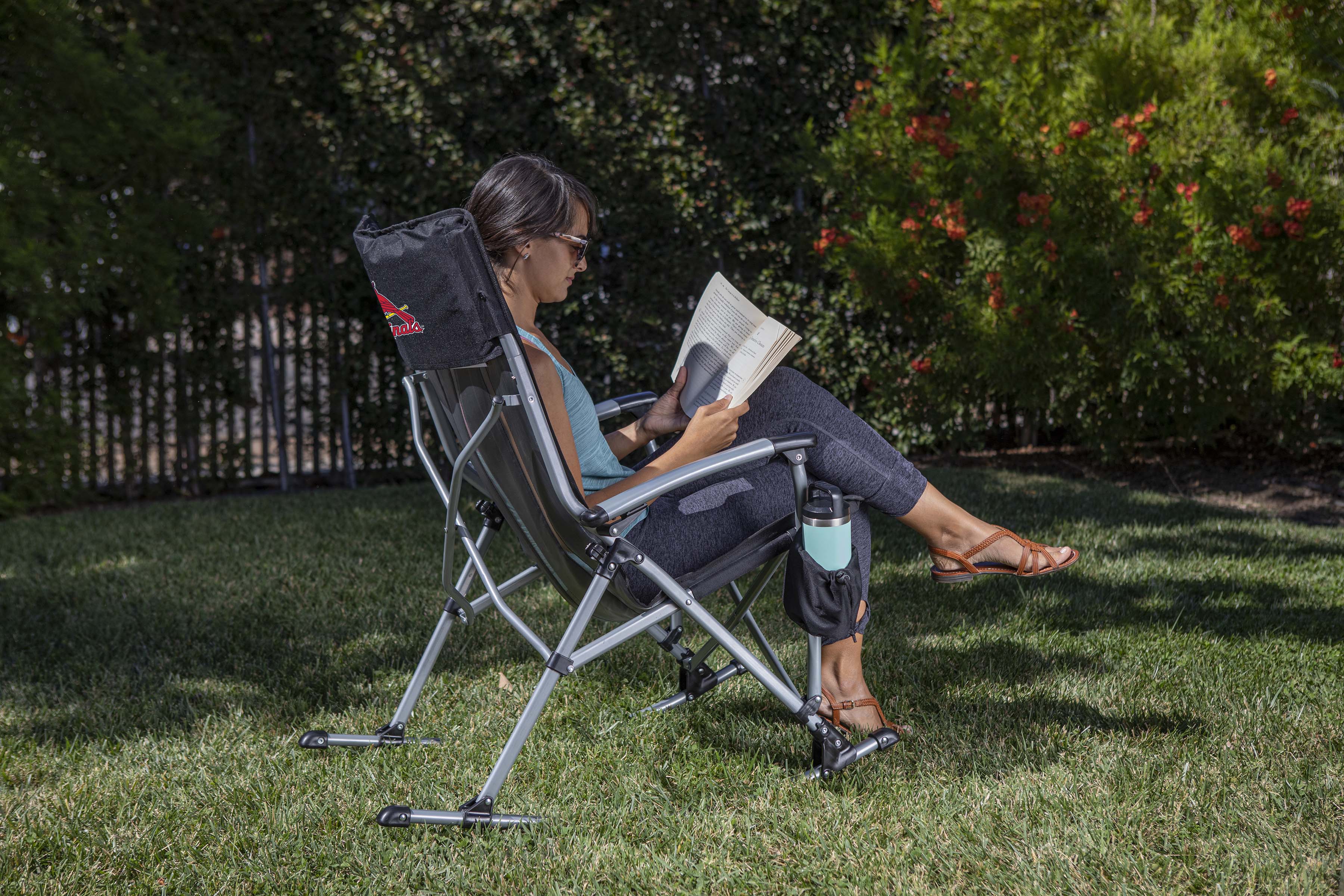 St. Louis Cardinals - Outdoor Rocking Camp Chair