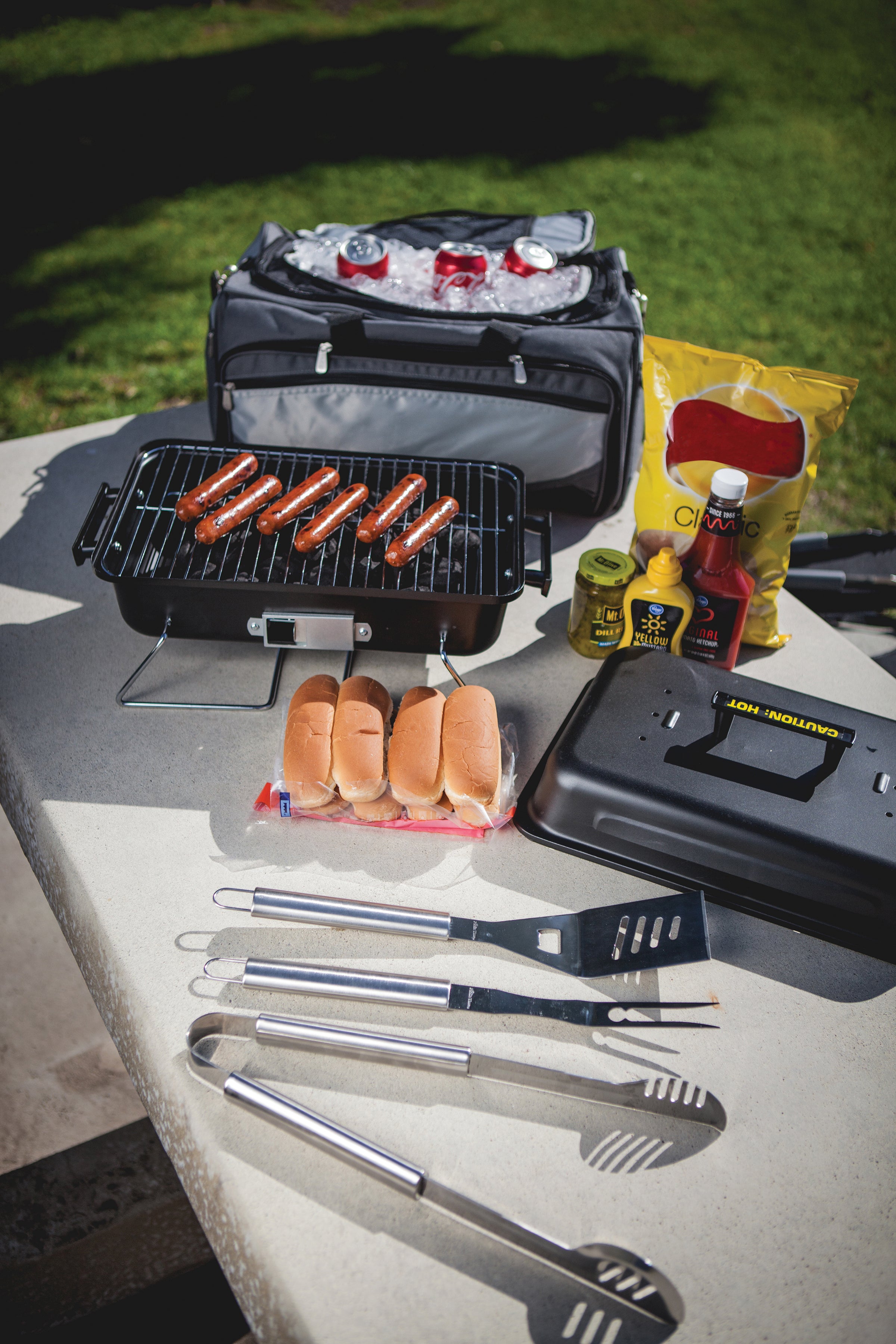 Penn State Nittany Lions - Buccaneer Portable Charcoal Grill & Cooler Tote