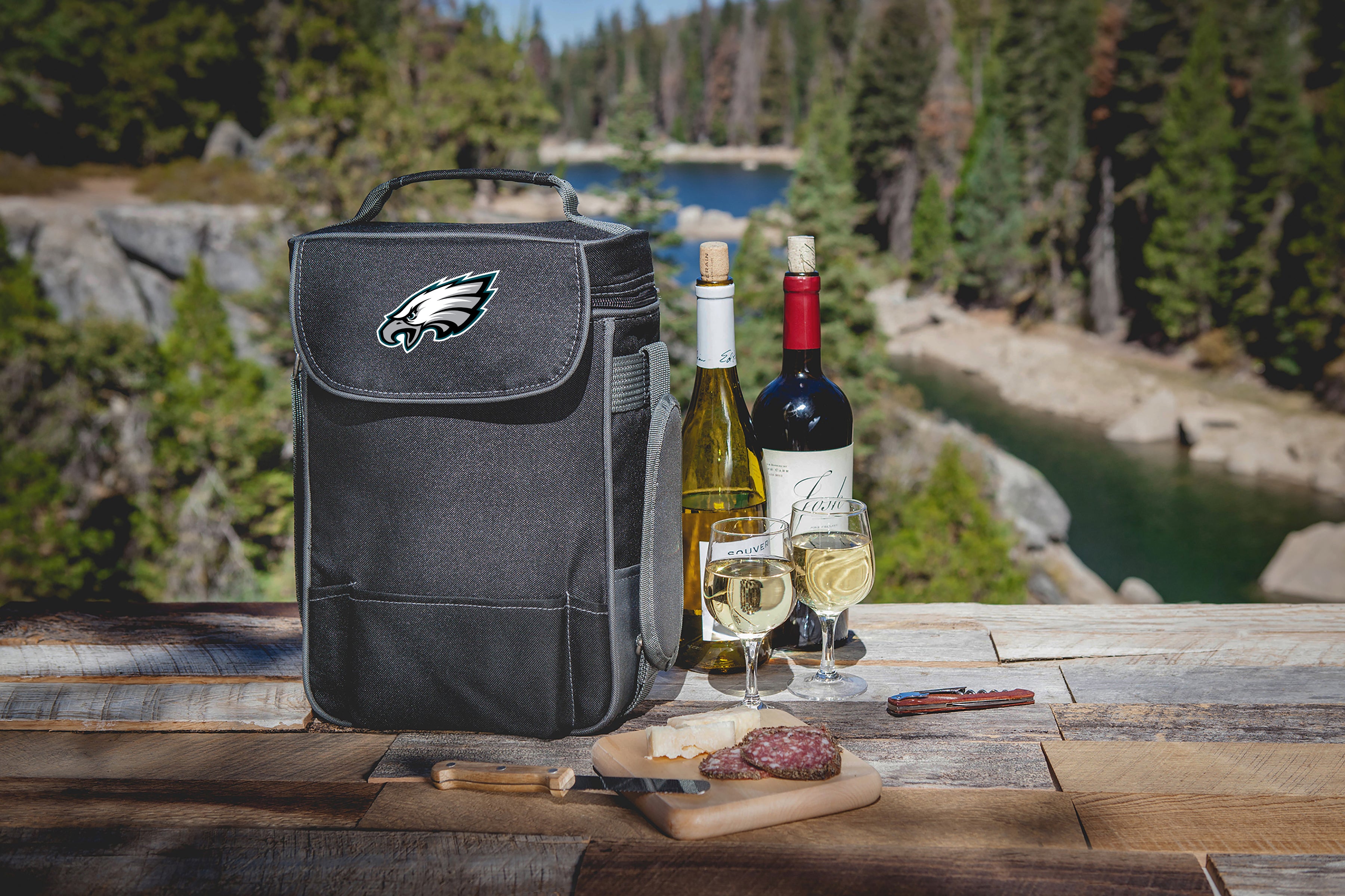 Philadelphia Eagles - Duet Wine & Cheese Tote