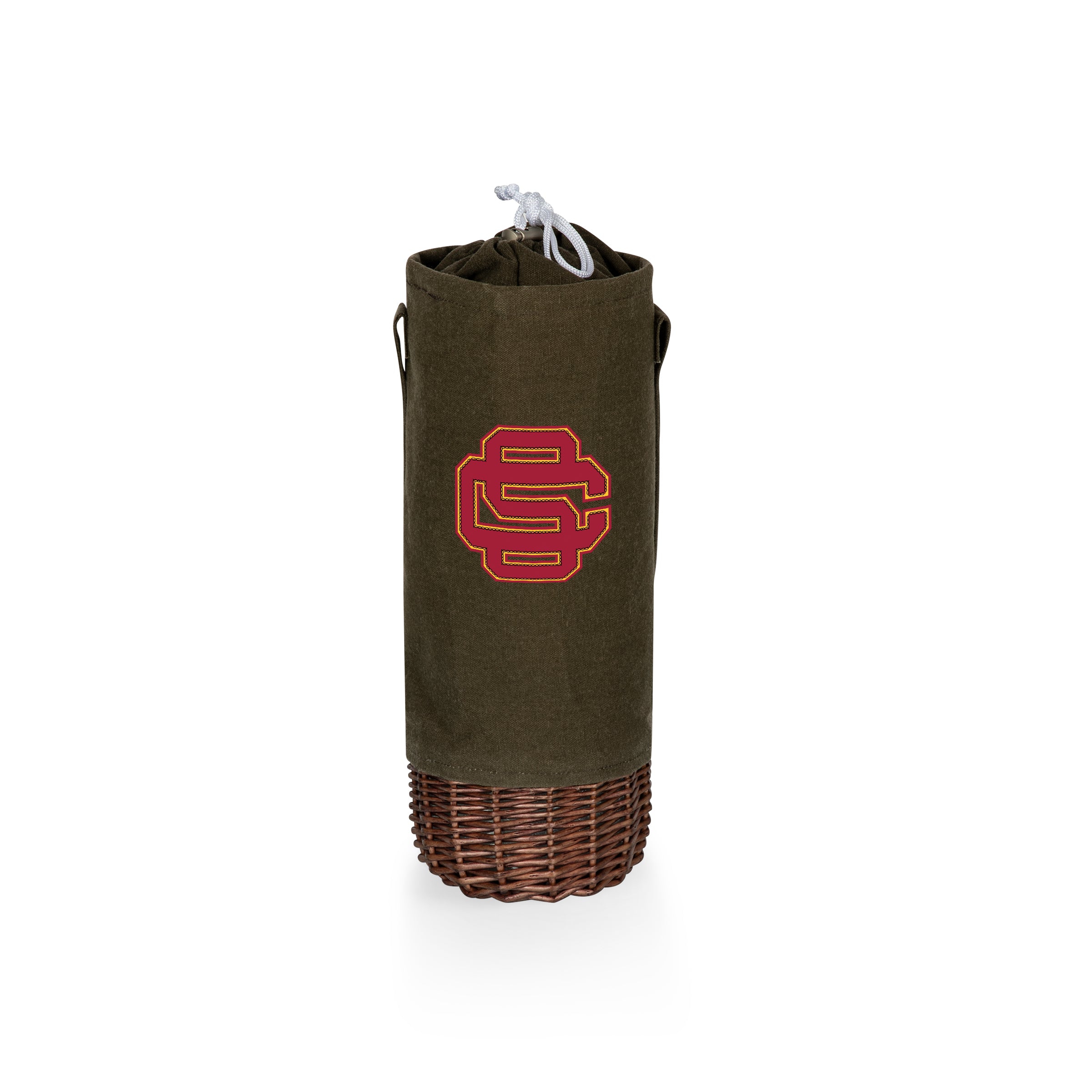 Alternate - USC Trojans - Malbec Insulated Canvas and Willow Wine Bottle Basket