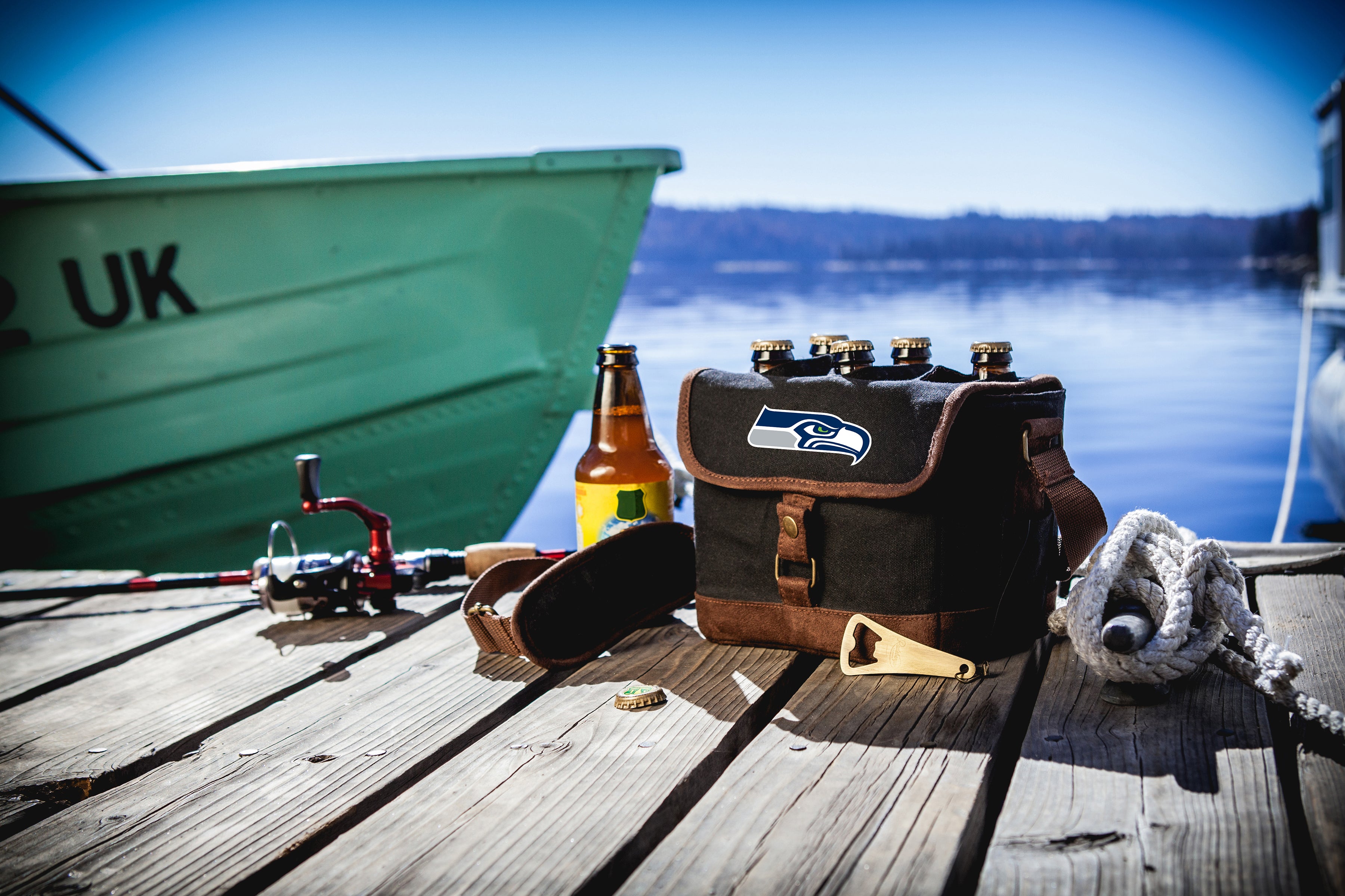 Seattle Seahawks - Beer Caddy Cooler Tote with Opener