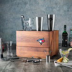 Toronto Blue Jays - Madison Acacia Tabletop Bar Set