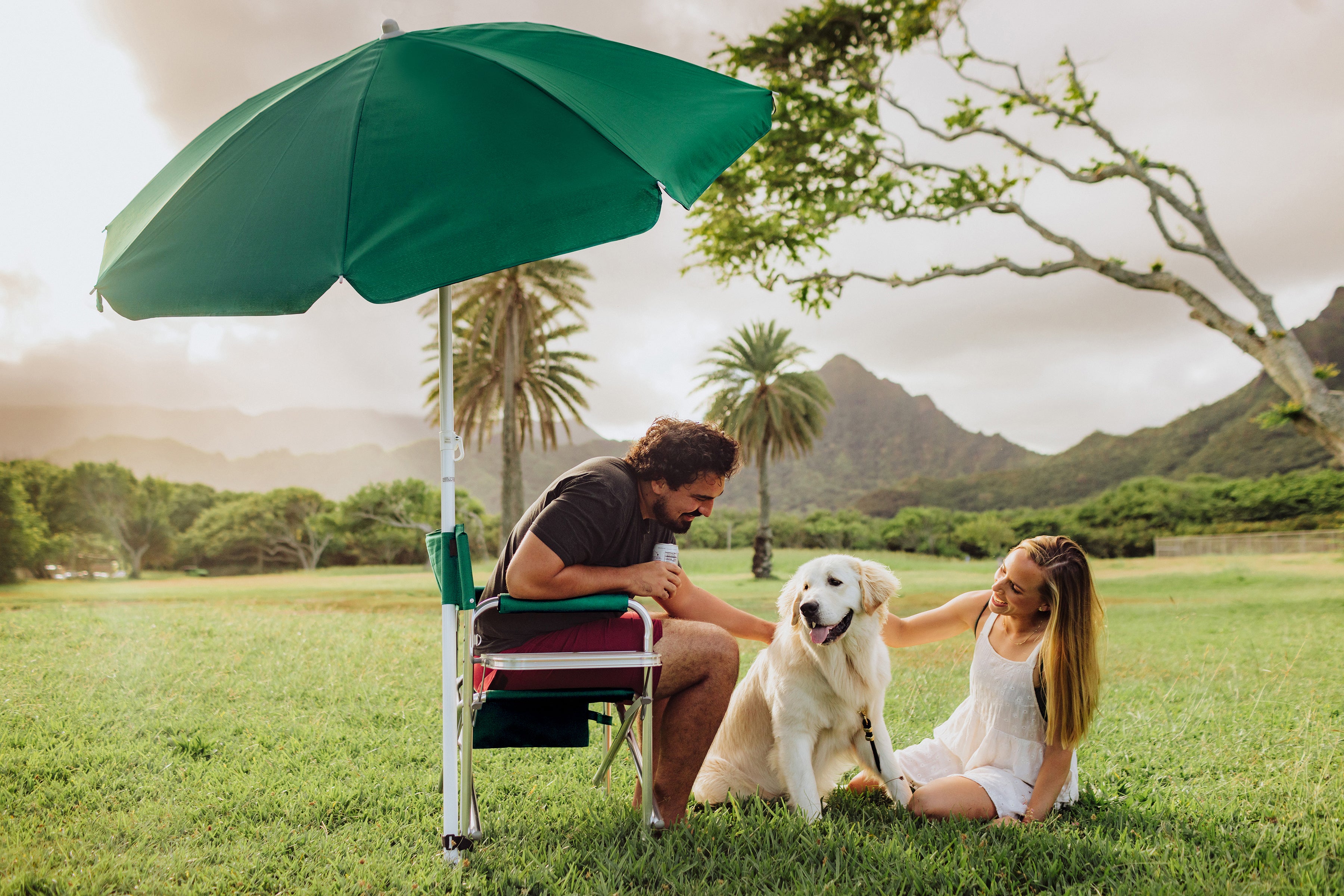 Colorado State Rams - 5.5 Ft. Portable Beach Umbrella