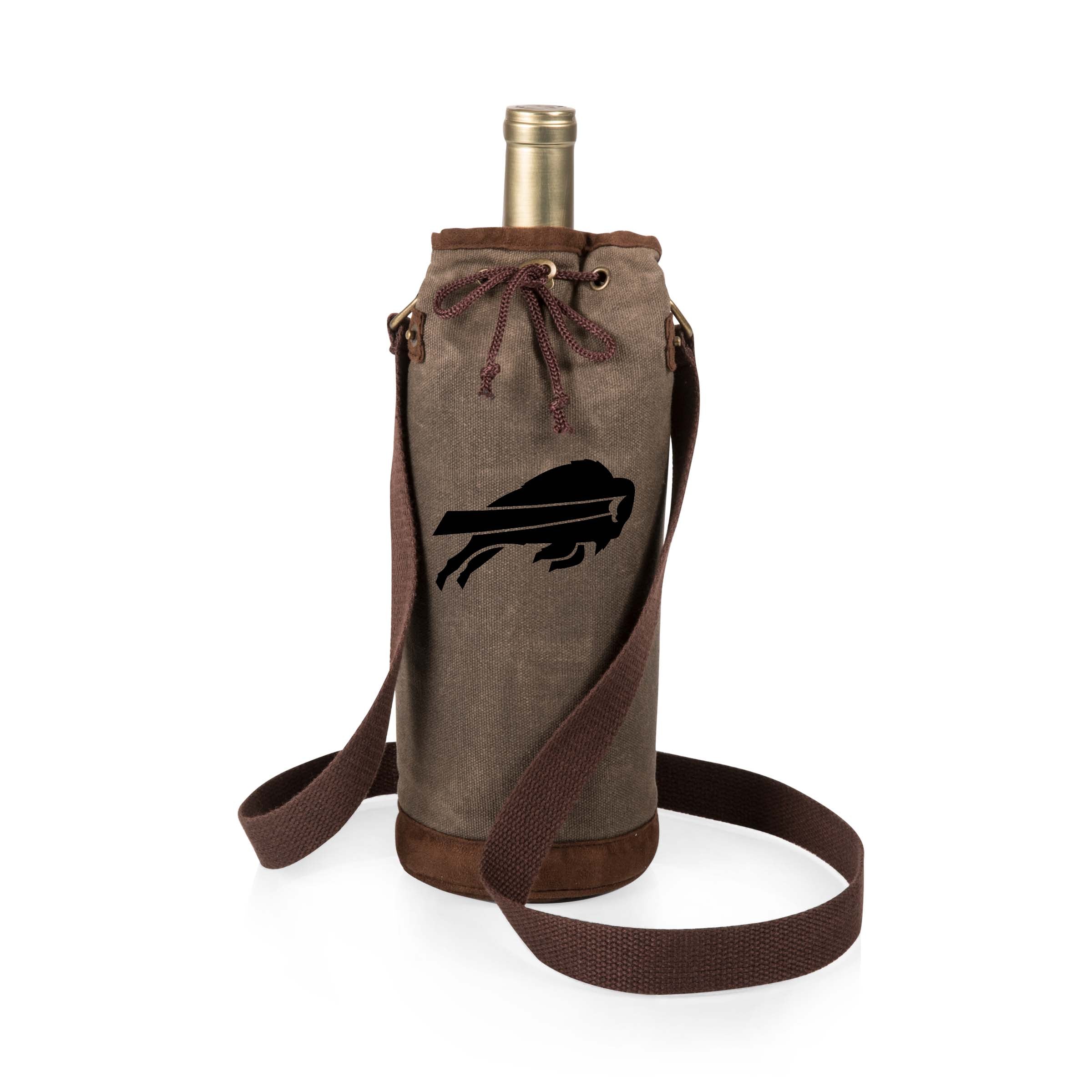 Buffalo Bills - Waxed Canvas Wine Tote