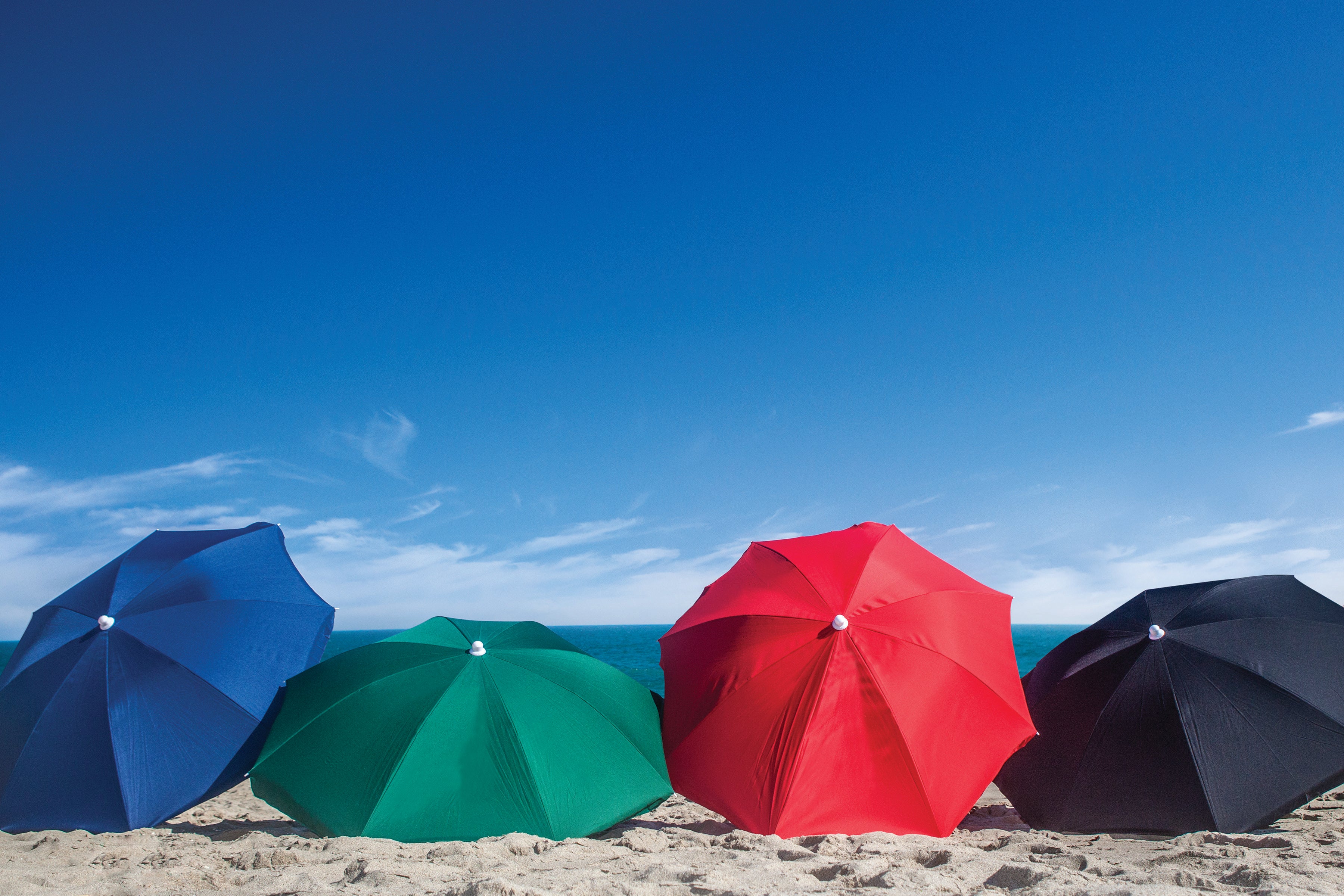 North Carolina Tar Heels - 5.5 Ft. Portable Beach Umbrella