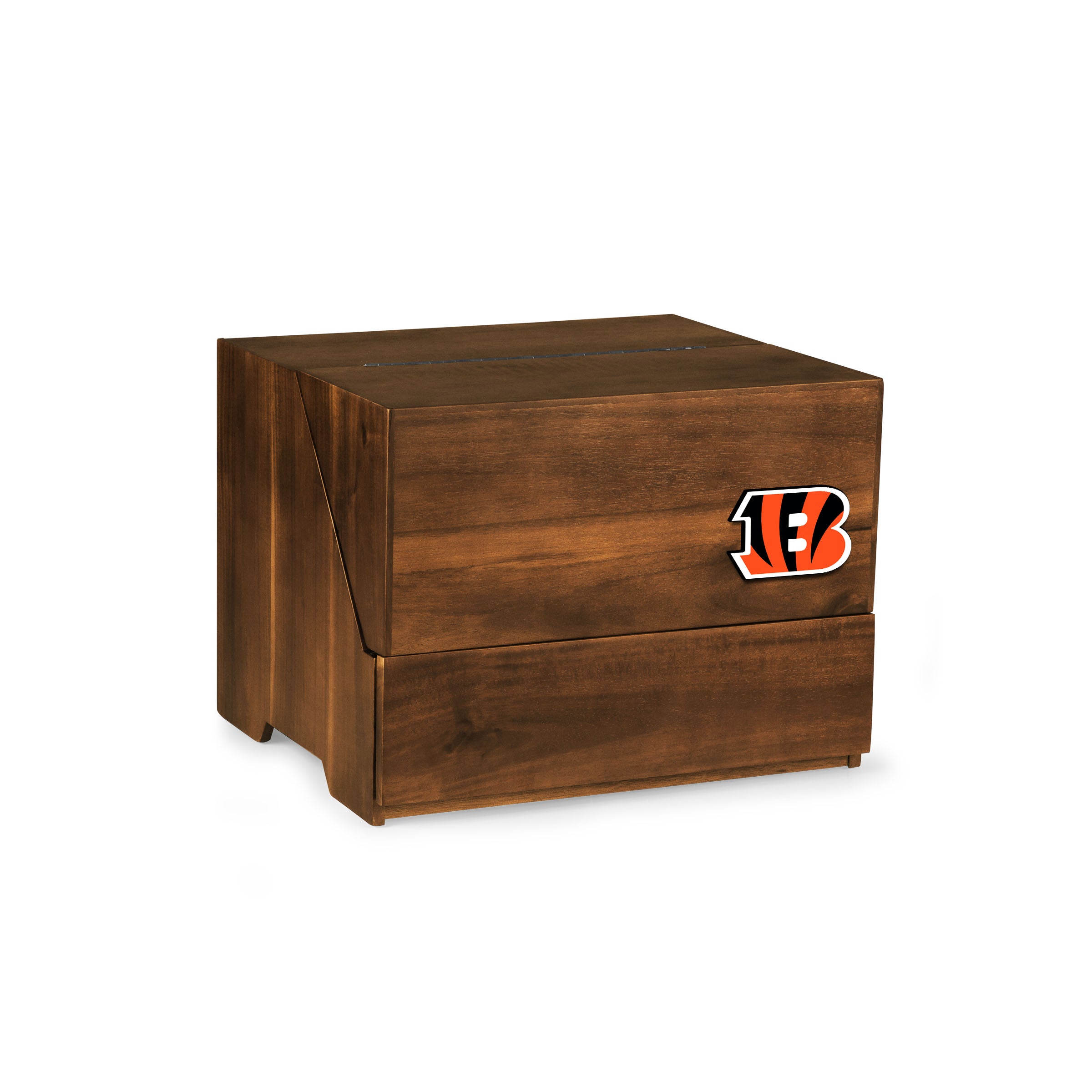 Cincinnati Bengals - Madison Acacia Tabletop Bar Set