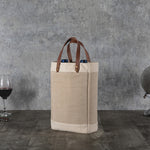 New York Jets - Pinot Jute 2 Bottle Insulated Wine Bag