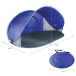 Kansas Jayhawks - Manta Portable Beach Tent