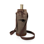 New England Patriots - Waxed Canvas Wine Tote