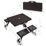 Mississippi State Bulldogs - Picnic Table Portable Folding Table with Seats