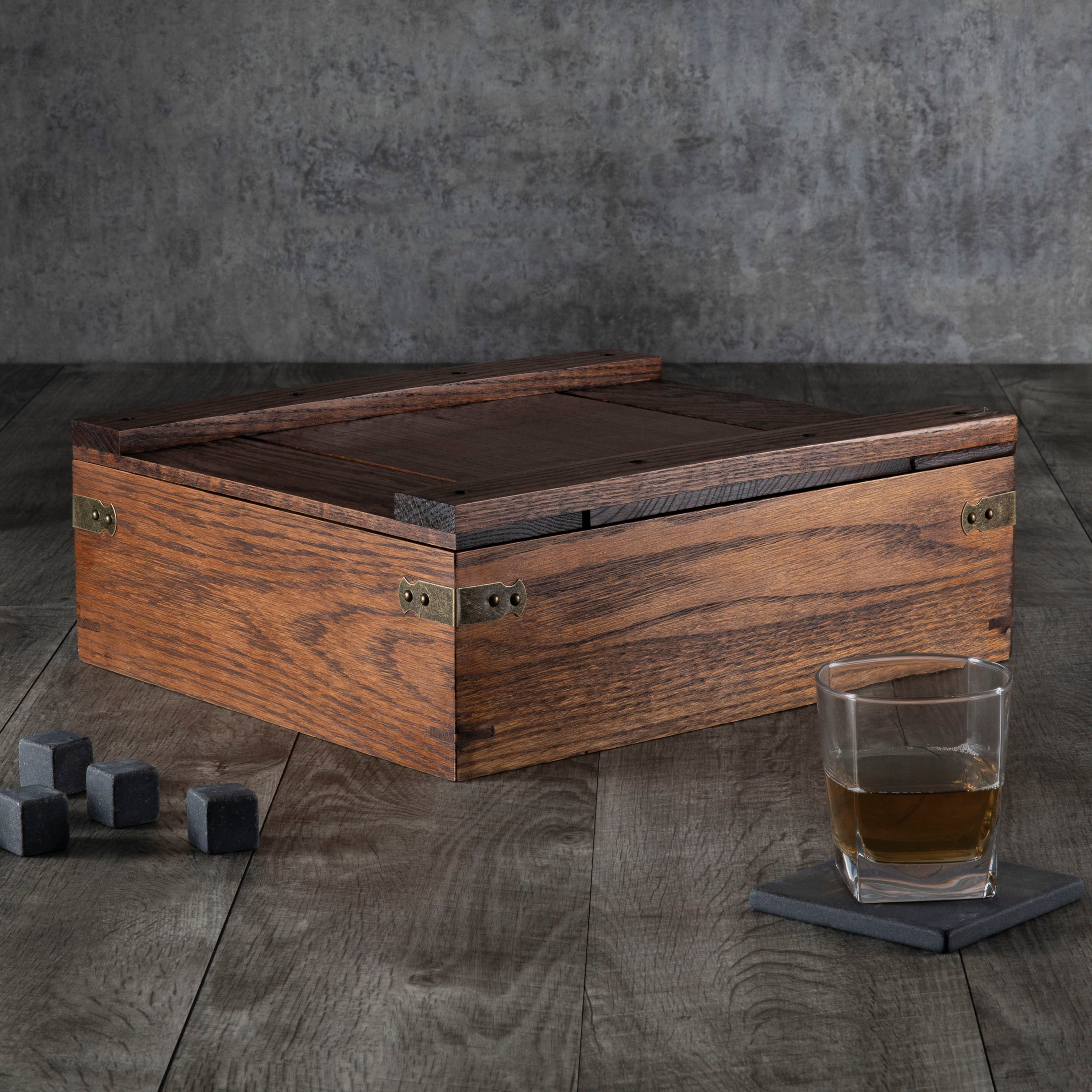Oregon Ducks - Whiskey Box Gift Set