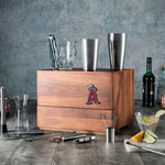 Los Angeles Angels - Madison Acacia Tabletop Bar Set