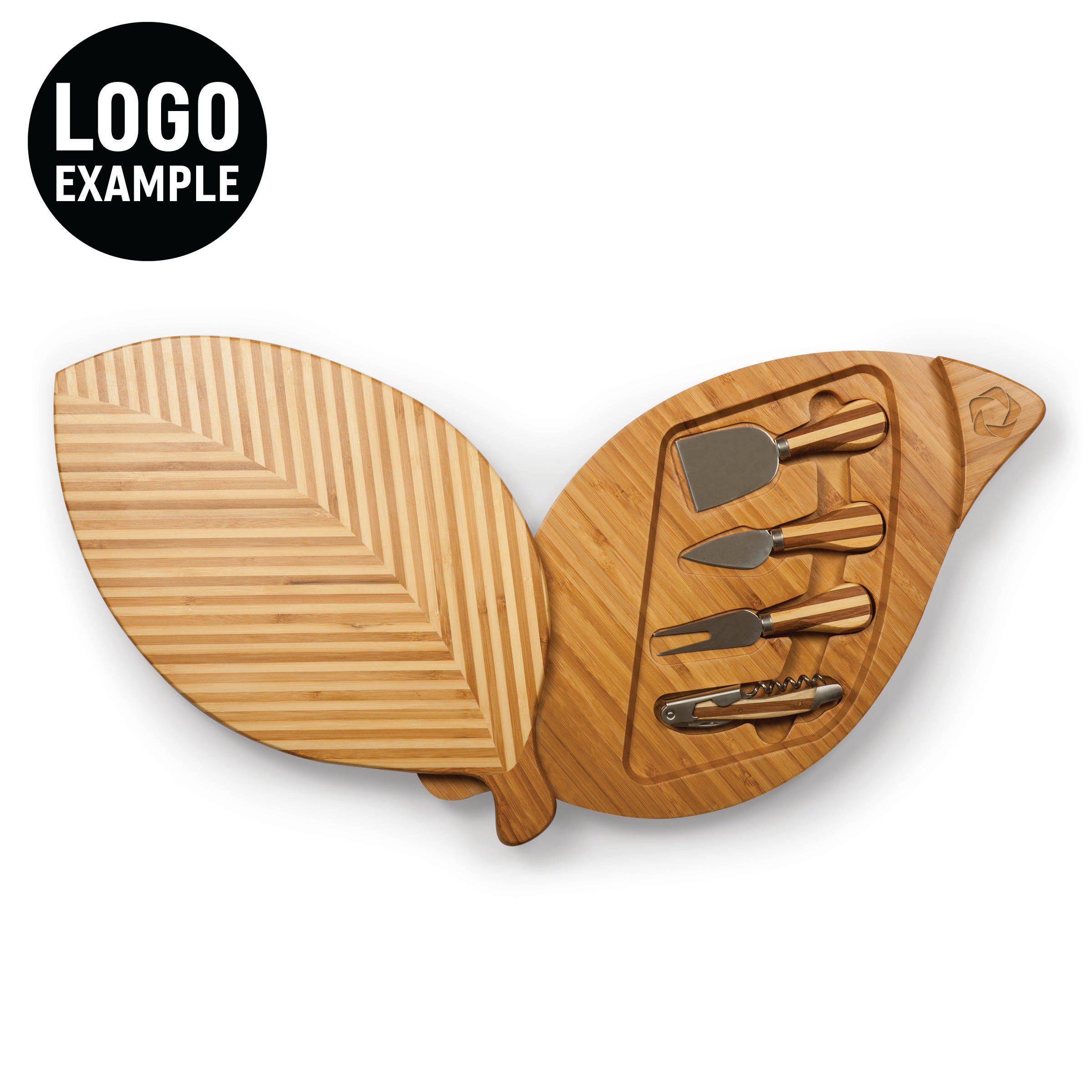 Leaf Cheese Cutting Board & Tools Set