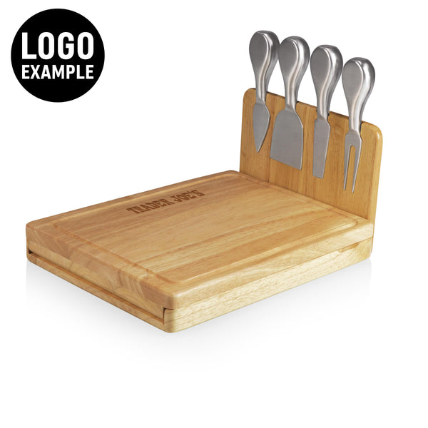 Asiago Cheese Cutting Board & Tools Set