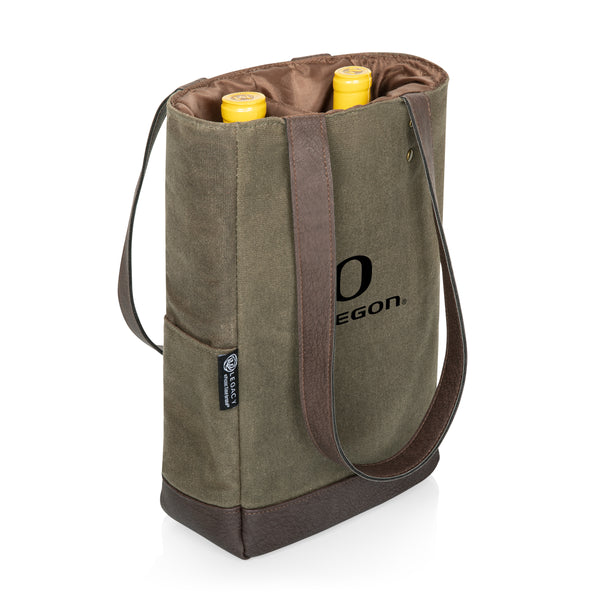 Oregon Ducks - 2 Bottle Insulated Wine Cooler Bag