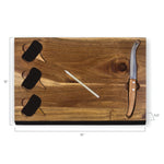 Virginia Cavaliers - Delio Acacia Cheese Cutting Board & Tools Set