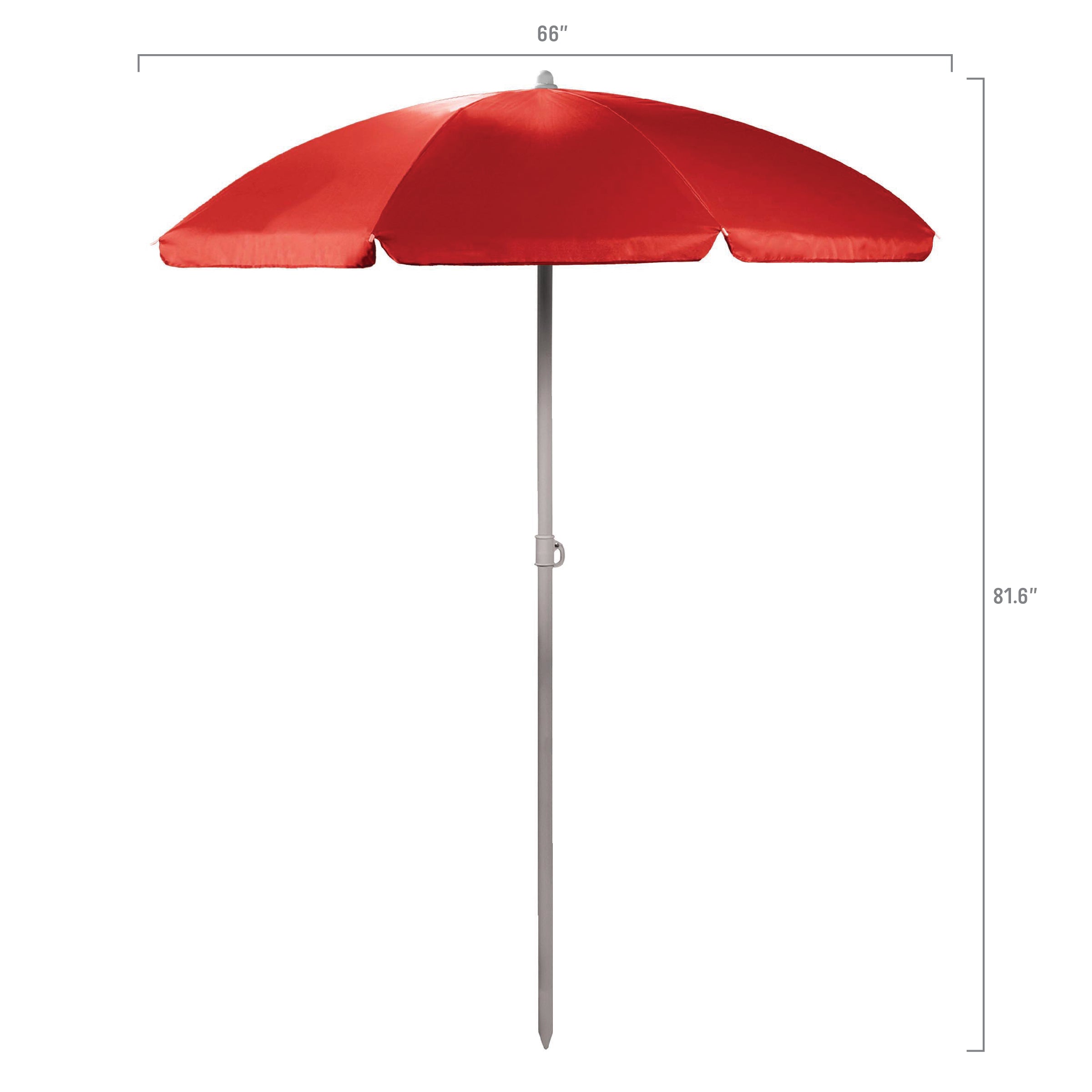 Ohio State Buckeyes - 5.5 Ft. Portable Beach Umbrella