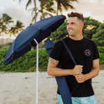 Illinois Fighting Illini - 5.5 Ft. Portable Beach Umbrella
