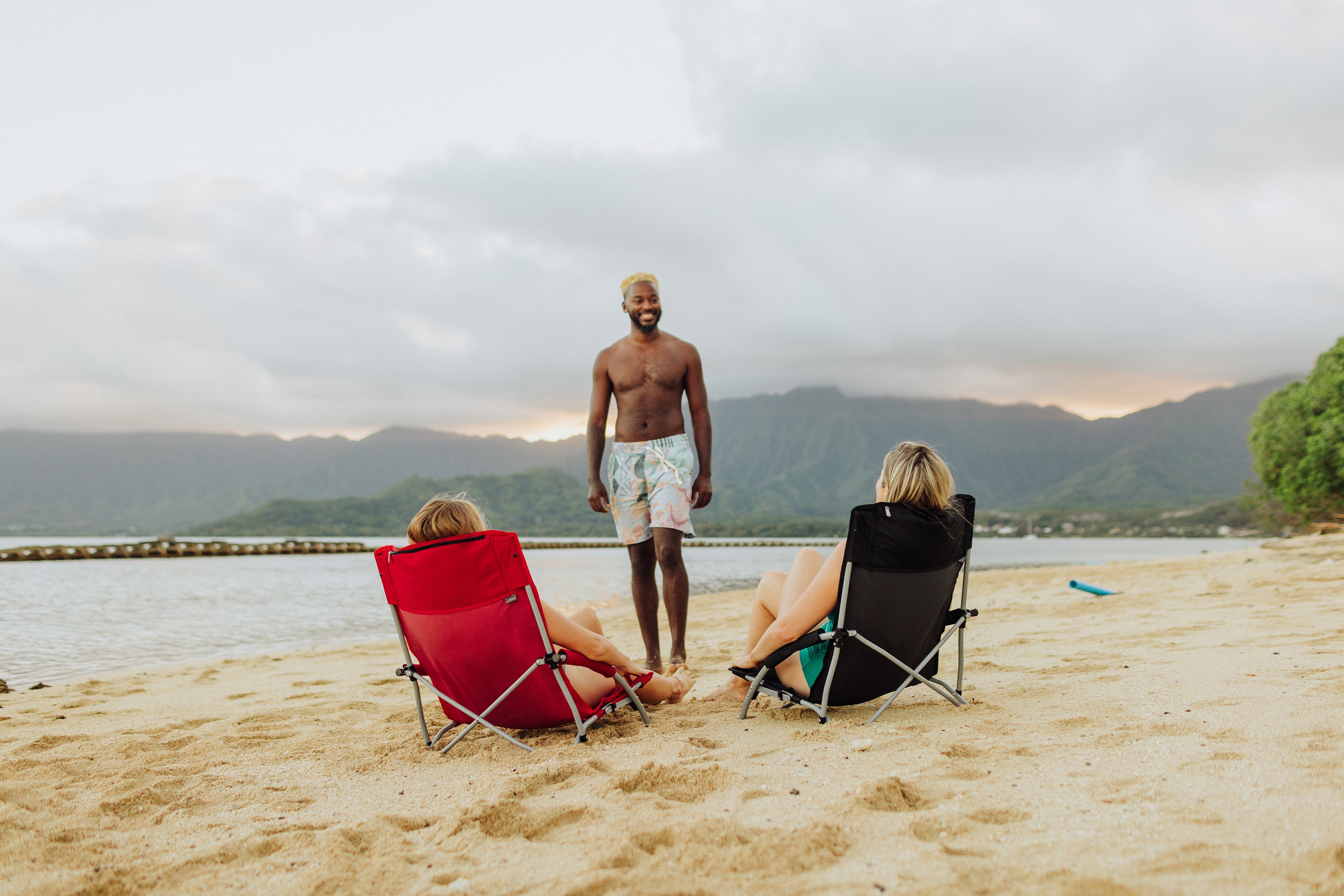 Army Black Knights - Tranquility Beach Chair with Carry Bag