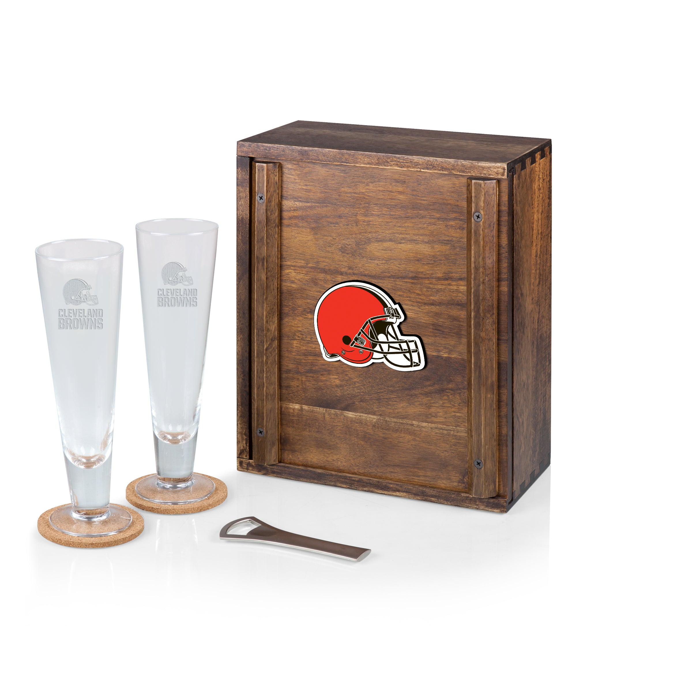 Cleveland Browns - Pilsner Beer Glass Gift Set