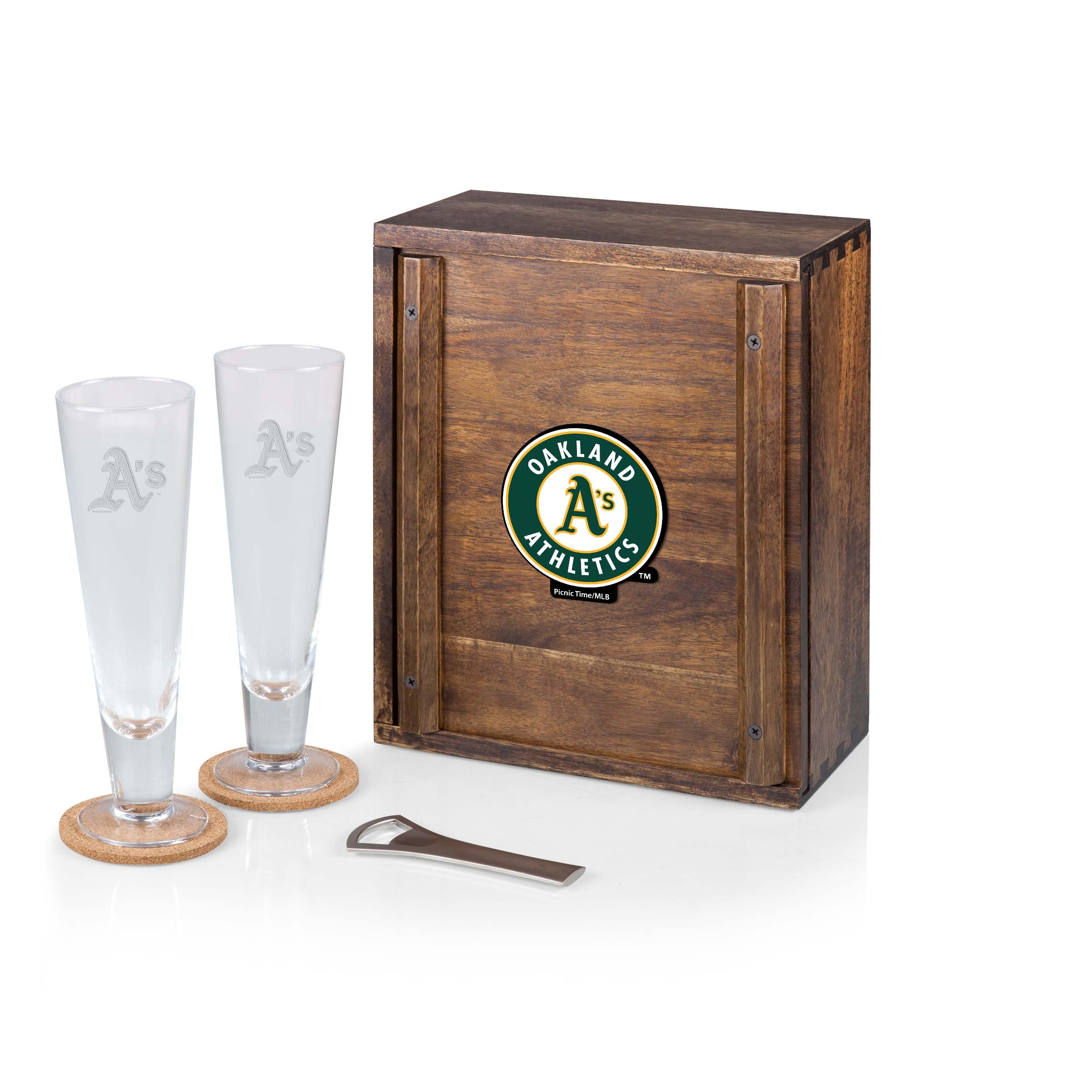 Oakland Athletics - Pilsner Beer Glass Gift Set