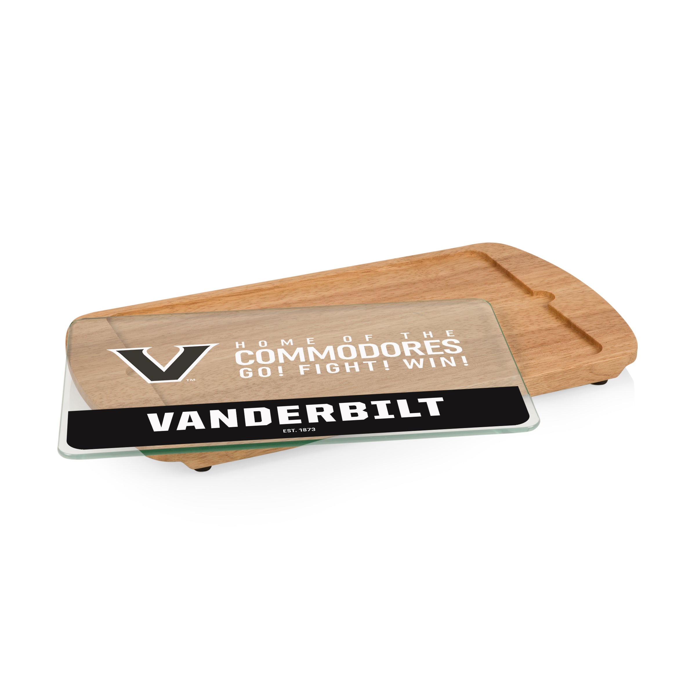 Vanderbilt Commodores - Billboard Glass Top Serving Tray