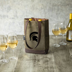 Michigan State Spartans - 2 Bottle Insulated Wine Cooler Bag