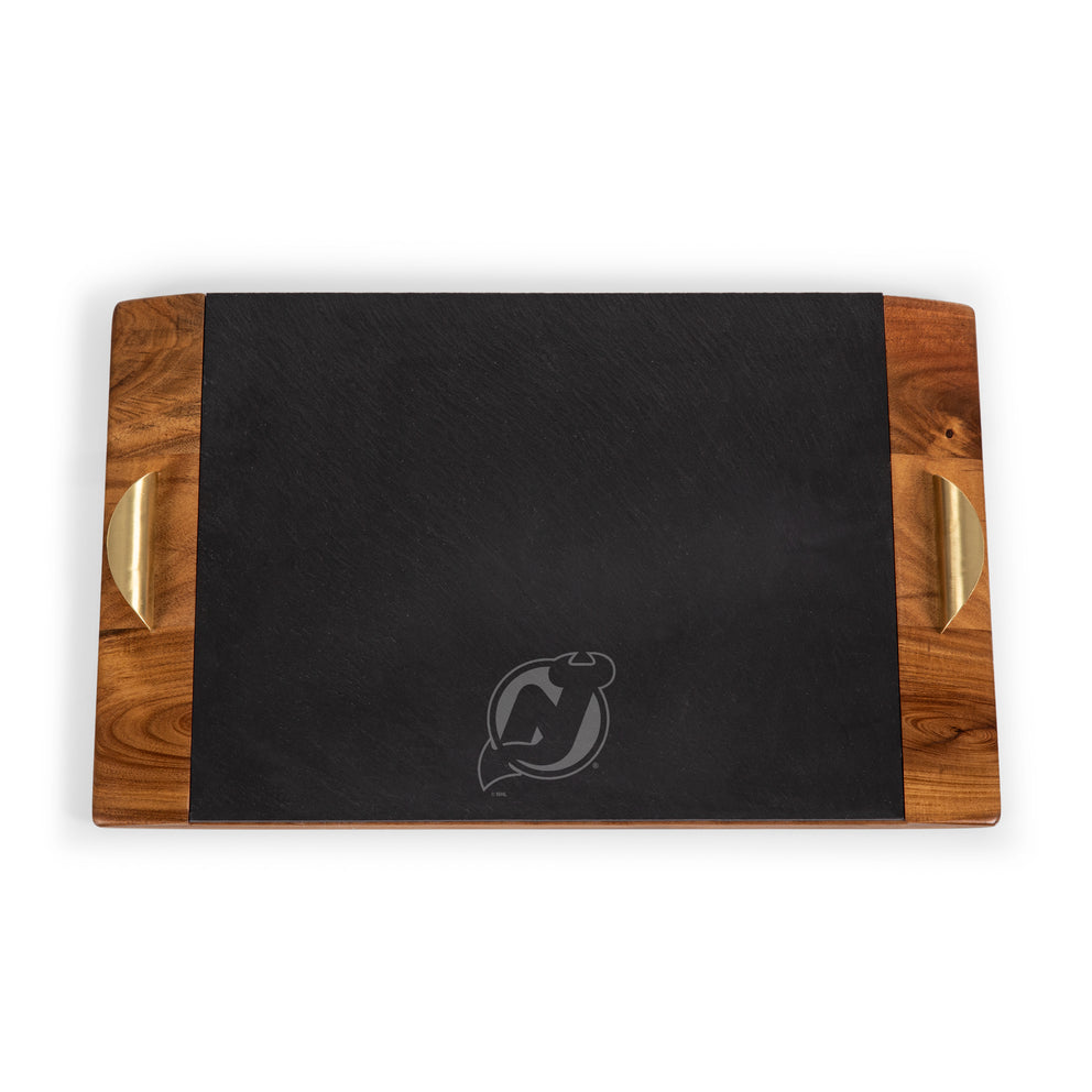 New Jersey Devils - Covina Acacia and Slate Serving Tray