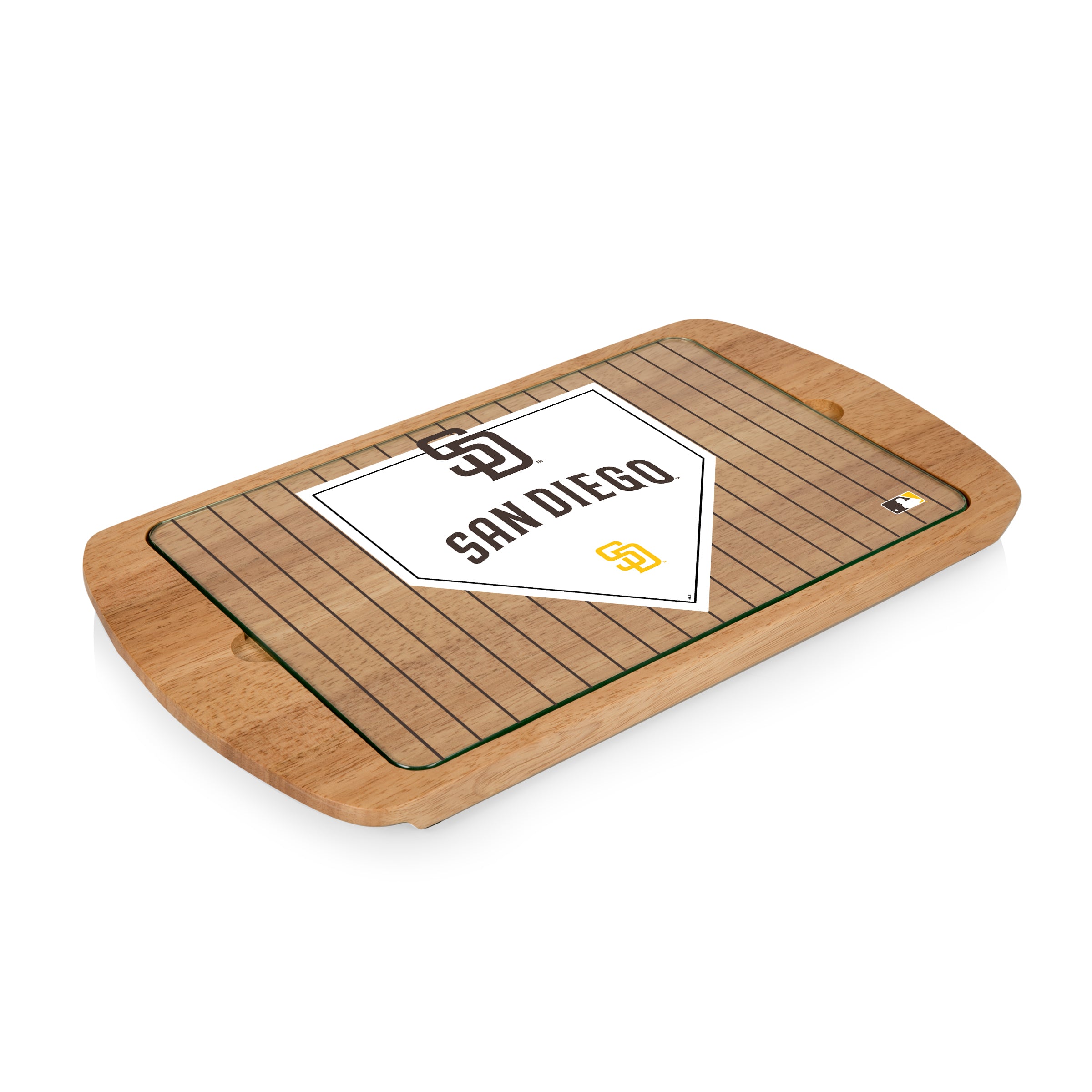 San Diego Padres - Billboard Glass Top Serving Tray