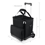 Seattle Seahawks - Cellar 6-Bottle Wine Carrier & Cooler Tote with Trolley